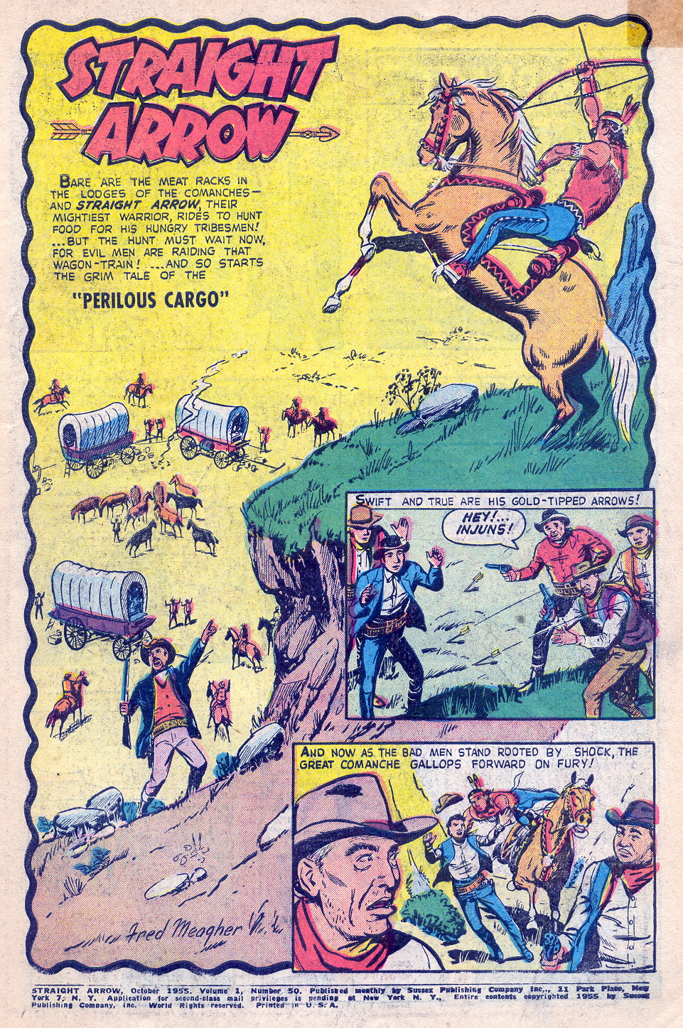 Read online Straight Arrow comic -  Issue #50 - 3