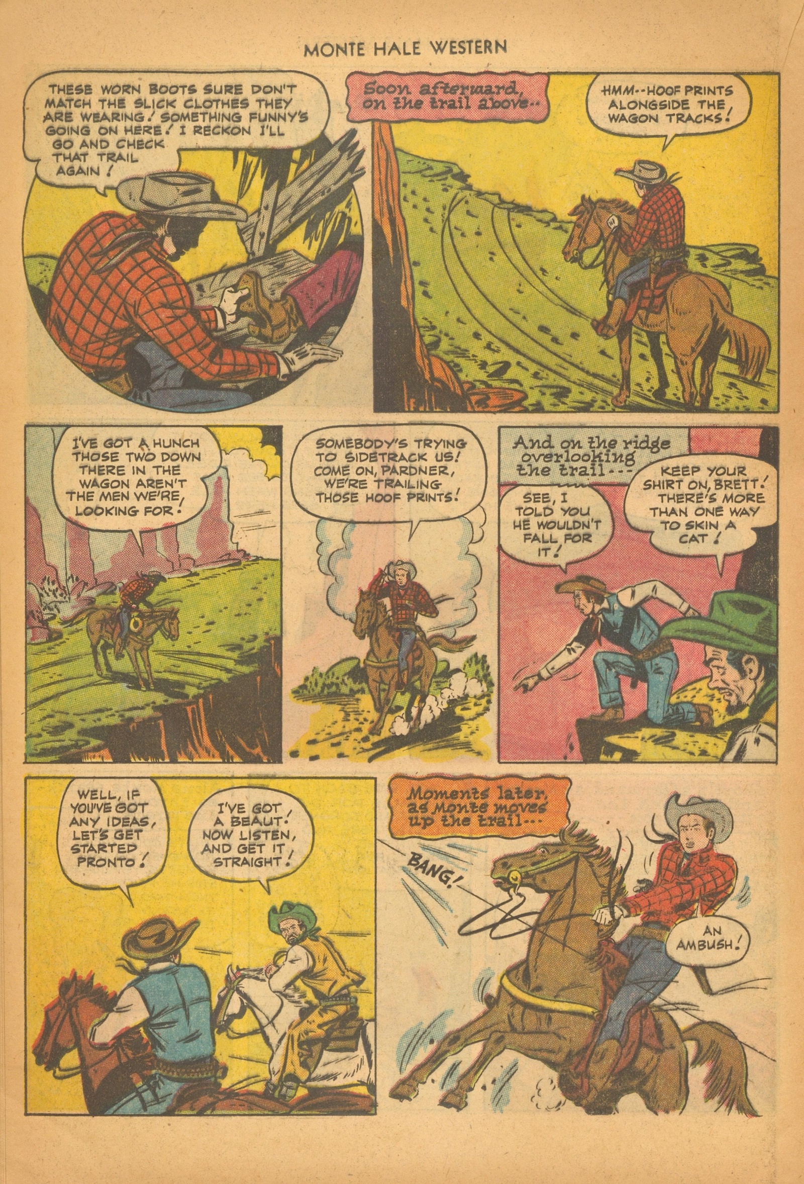 Read online Monte Hale Western comic -  Issue #76 - 20