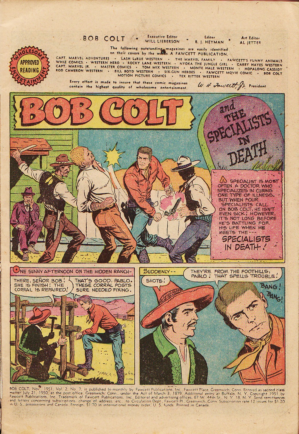 Read online Bob Colt Western comic -  Issue #7 - 3