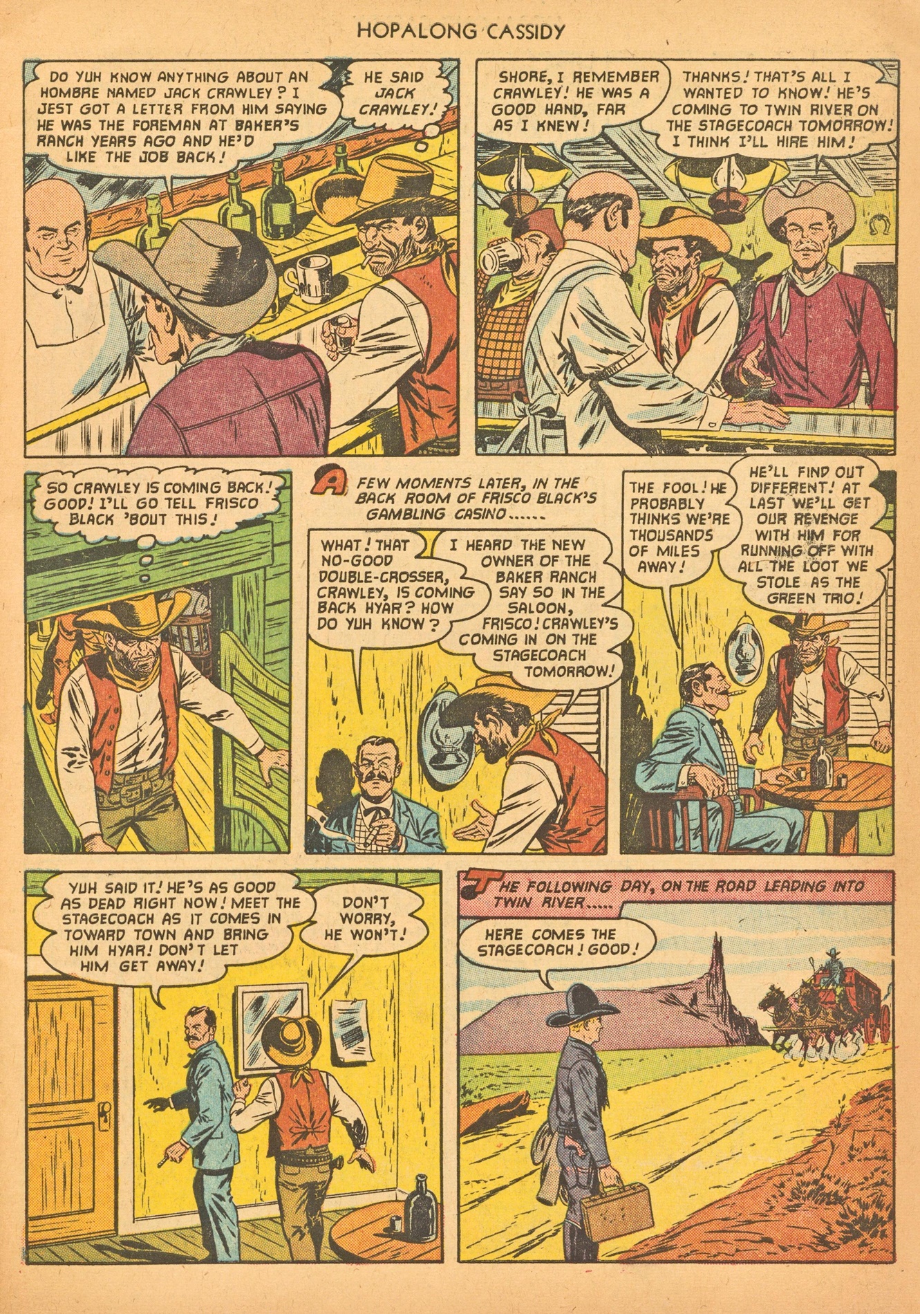 Read online Hopalong Cassidy comic -  Issue #66 - 7