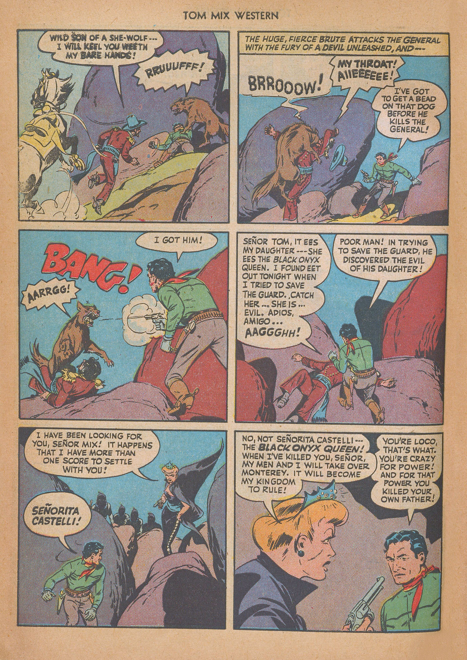 Read online Tom Mix Western (1948) comic -  Issue #12 - 10