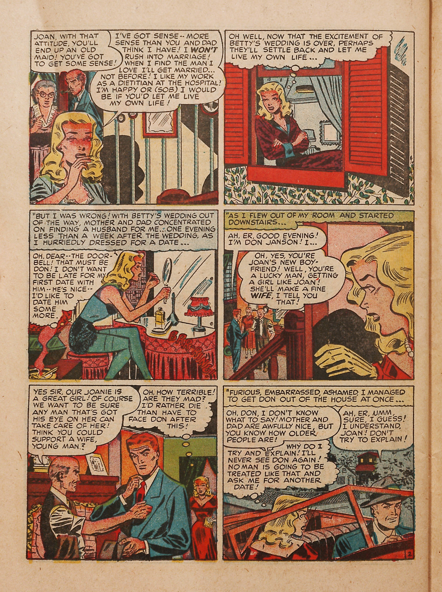 Read online Young Love (1949) comic -  Issue #2 - 42