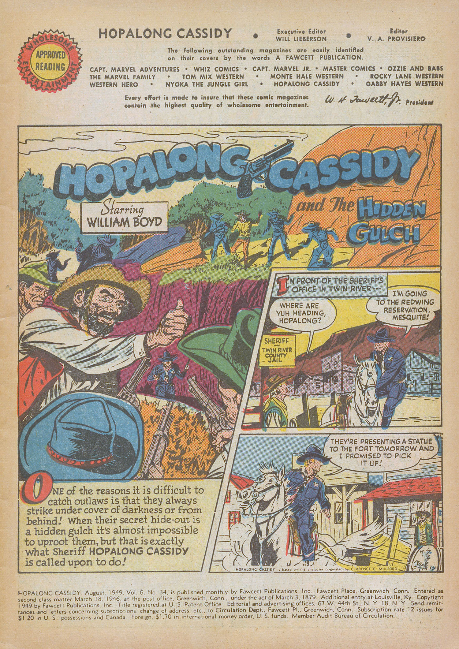 Read online Hopalong Cassidy comic -  Issue #34 - 3