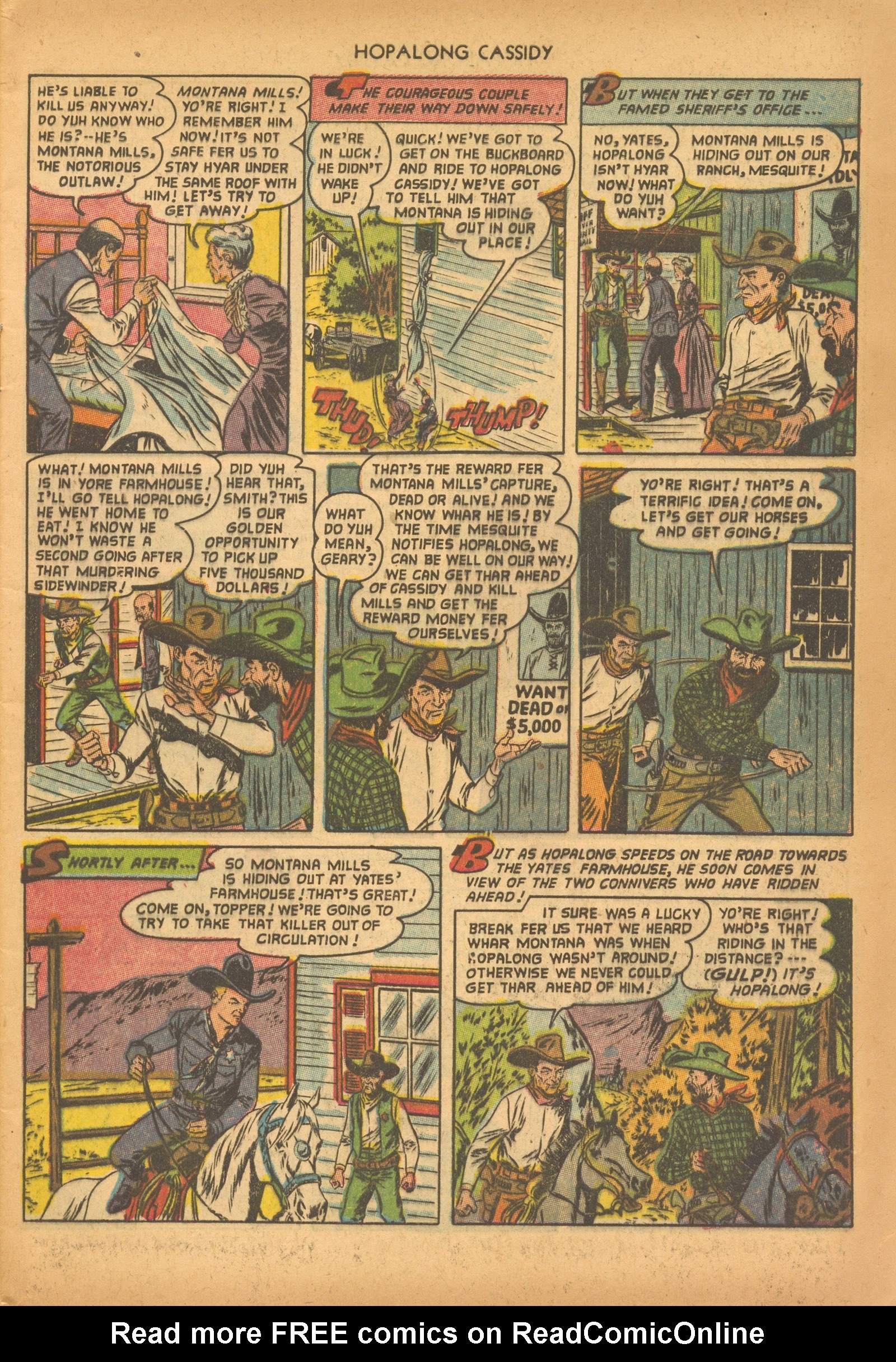 Read online Hopalong Cassidy comic -  Issue #73 - 5