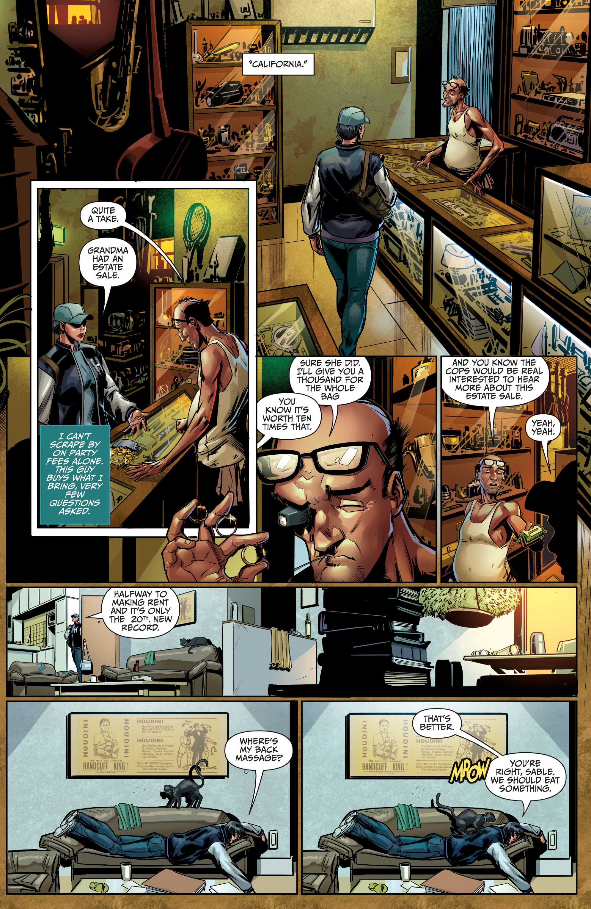 Read online Holmes & Houdini comic -  Issue #1 - 14