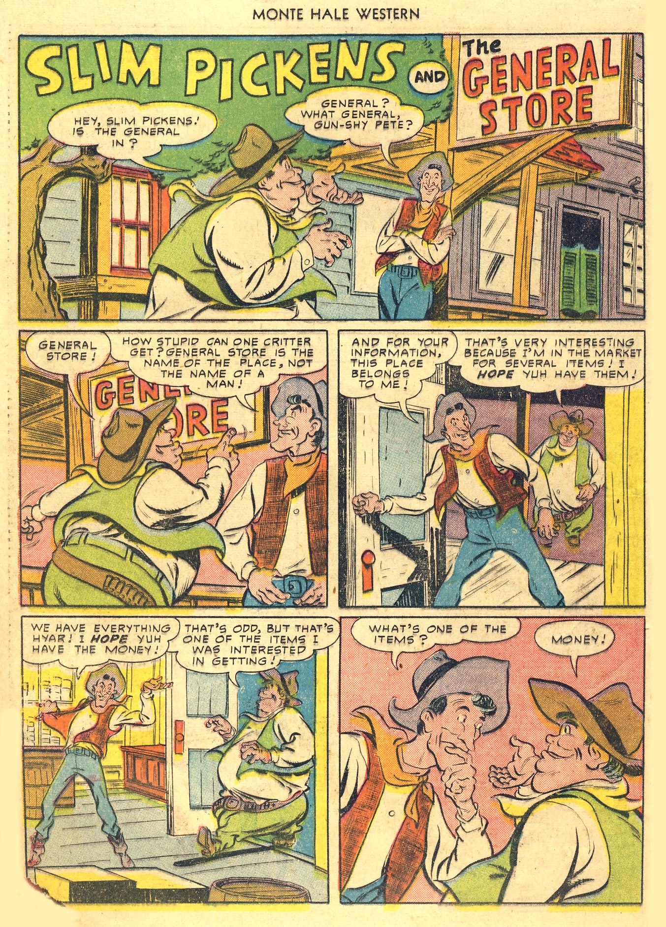 Read online Monte Hale Western comic -  Issue #53 - 23