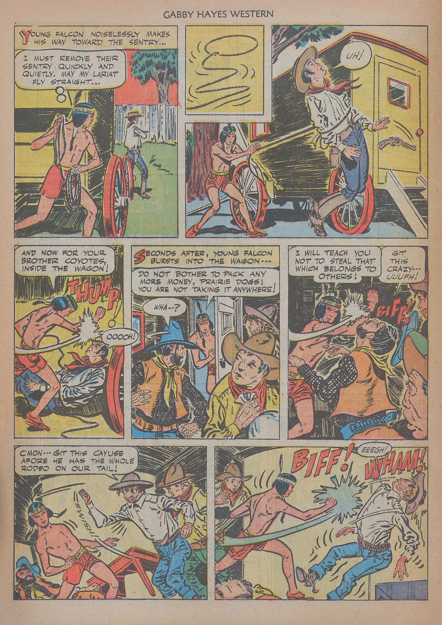 Read online Gabby Hayes Western comic -  Issue #15 - 16