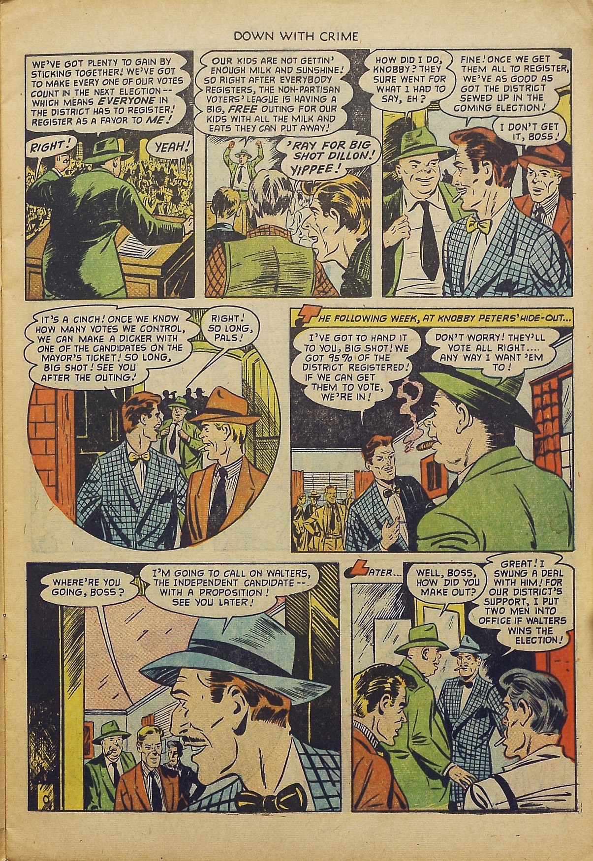 Read online Down With Crime comic -  Issue #7 - 9