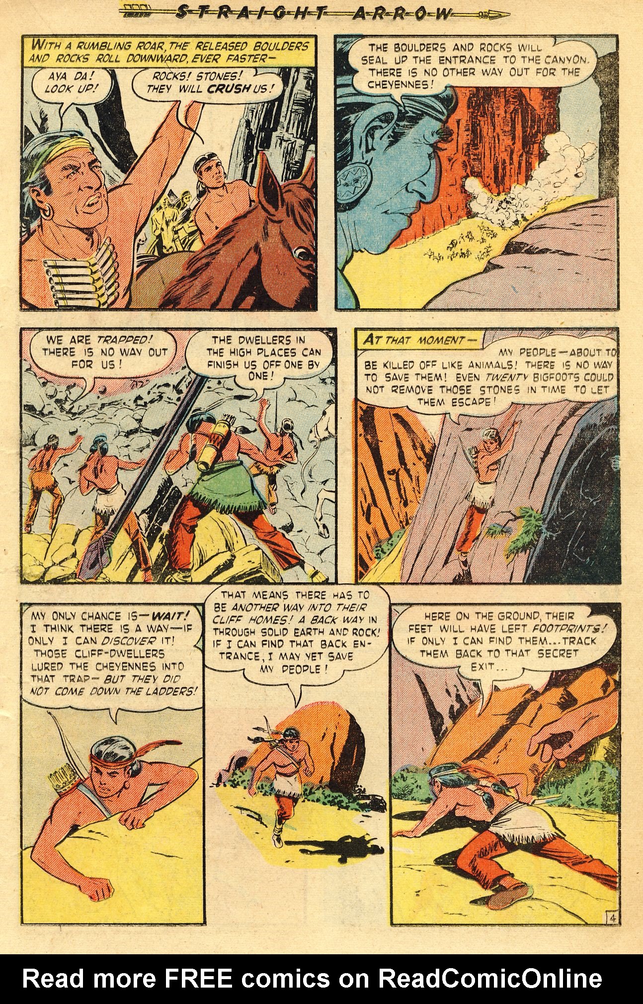 Read online Straight Arrow comic -  Issue #12 - 15