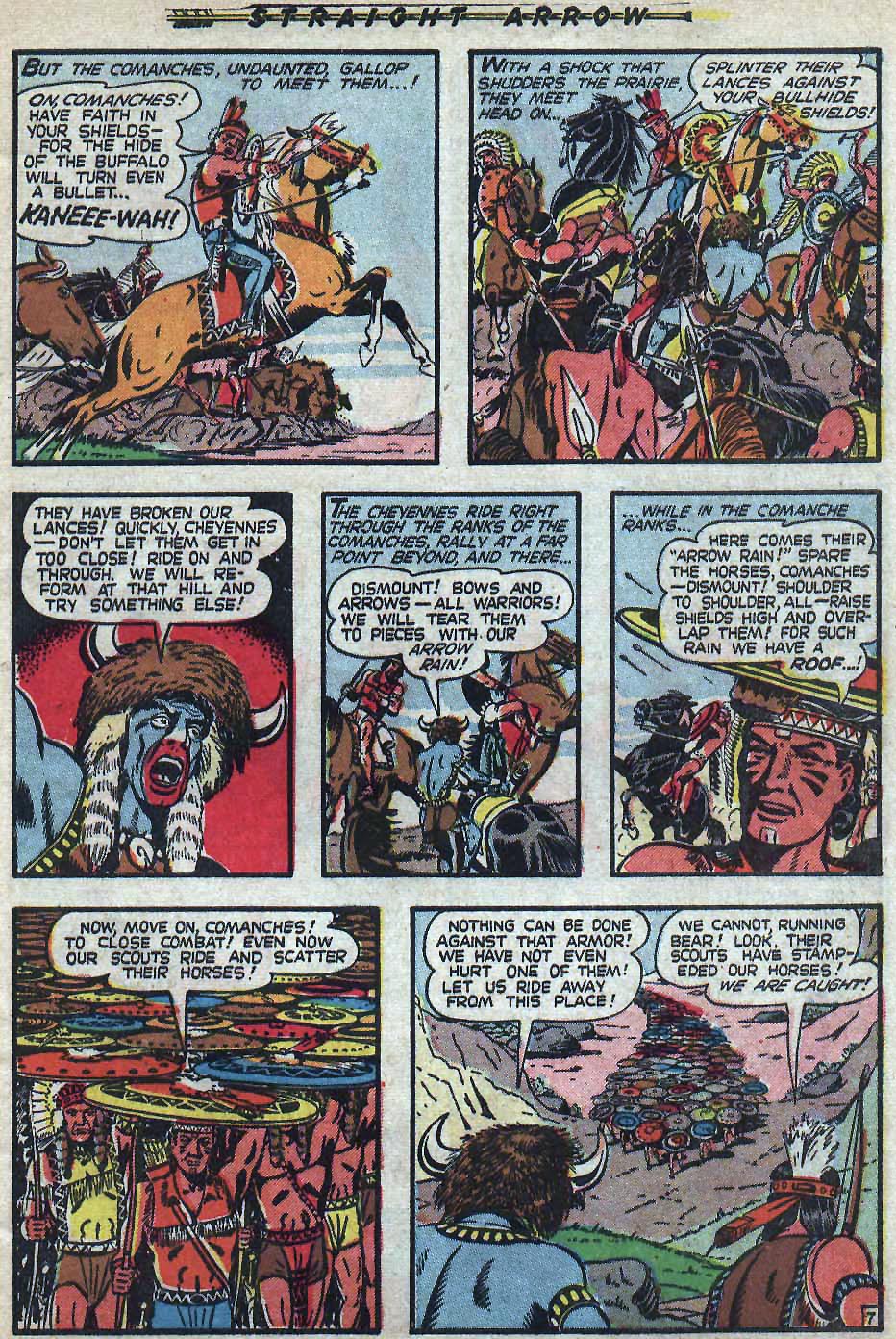 Read online Straight Arrow comic -  Issue #6 - 10