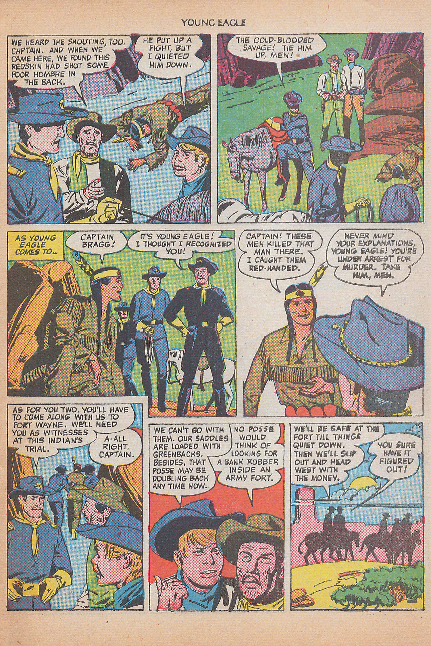 Read online Young Eagle comic -  Issue #3 - 7