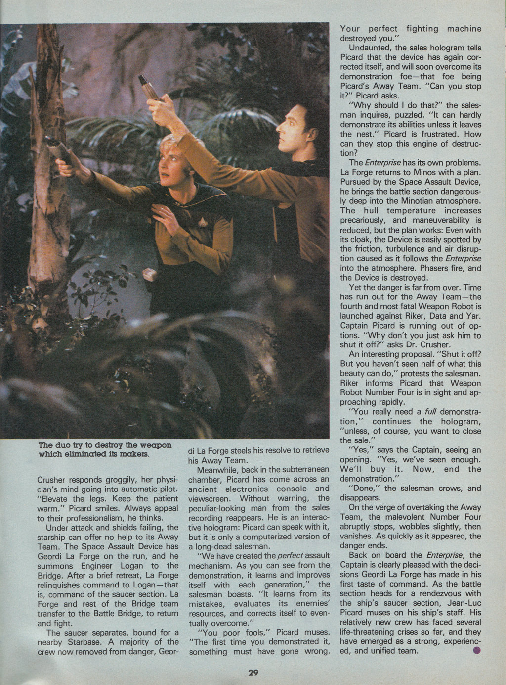 Read online Star Trek The Next Generation (1990) comic -  Issue #2 - 29