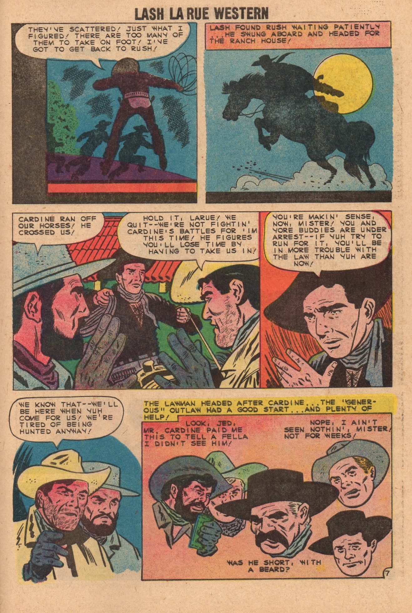 Read online Lash Larue Western (1949) comic -  Issue #74 - 29