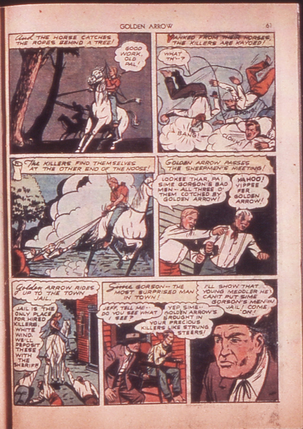Read online Golden Arrow comic -  Issue #1 - 60