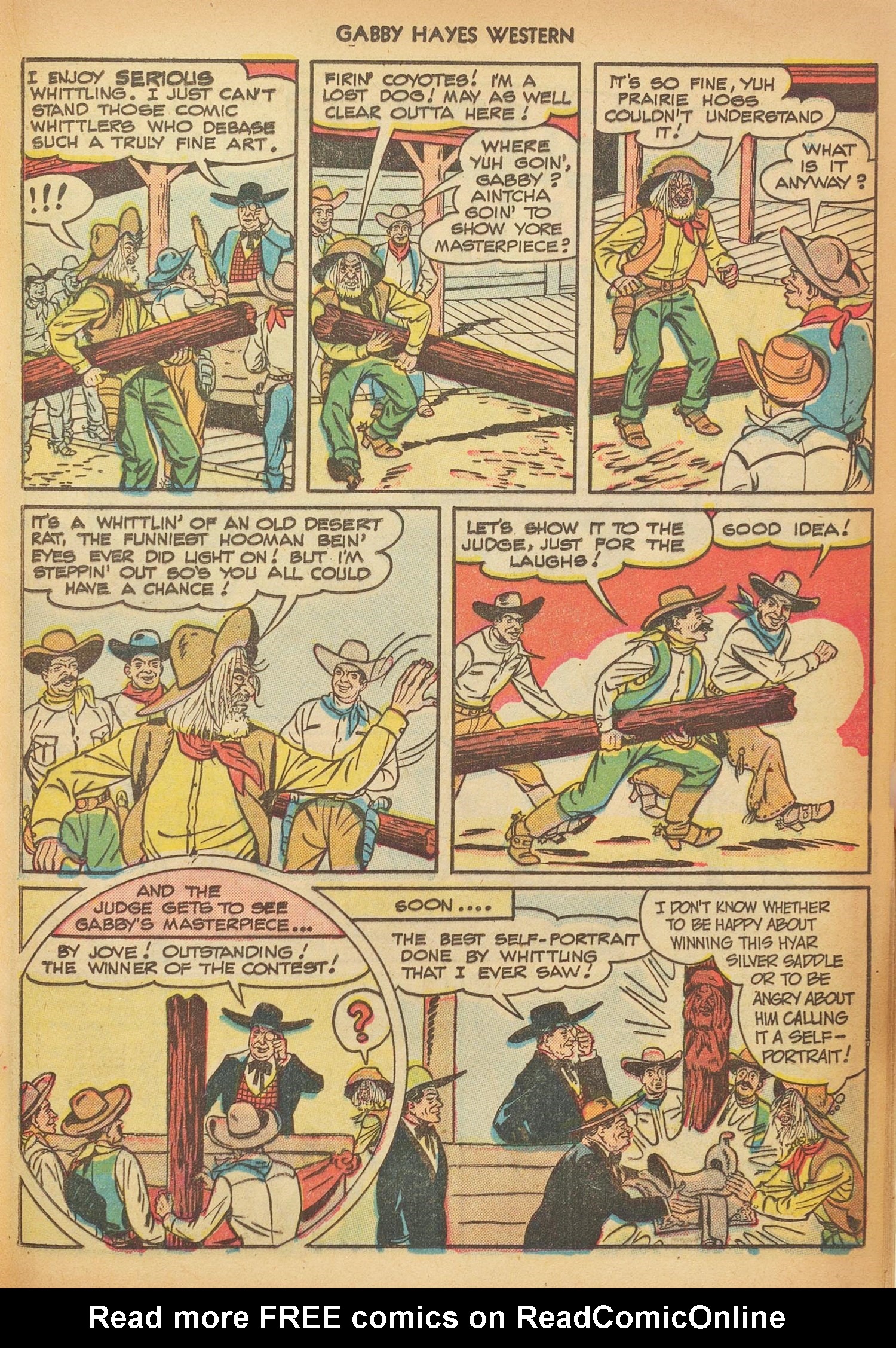Read online Gabby Hayes Western comic -  Issue #3 - 37