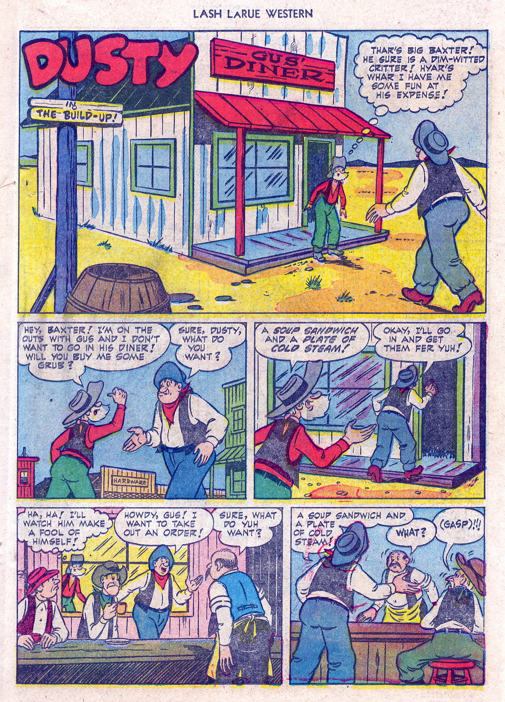 Read online Lash Larue Western (1949) comic -  Issue #45 - 19
