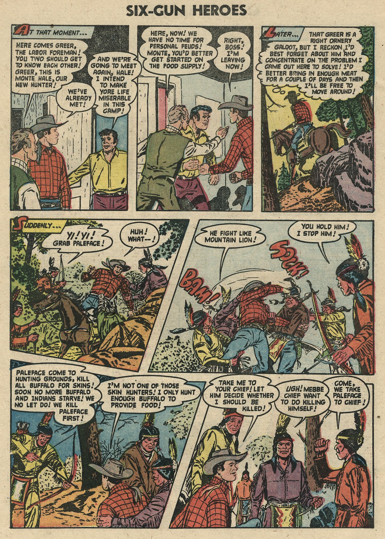 Read online Six-Gun Heroes comic -  Issue #25 - 6