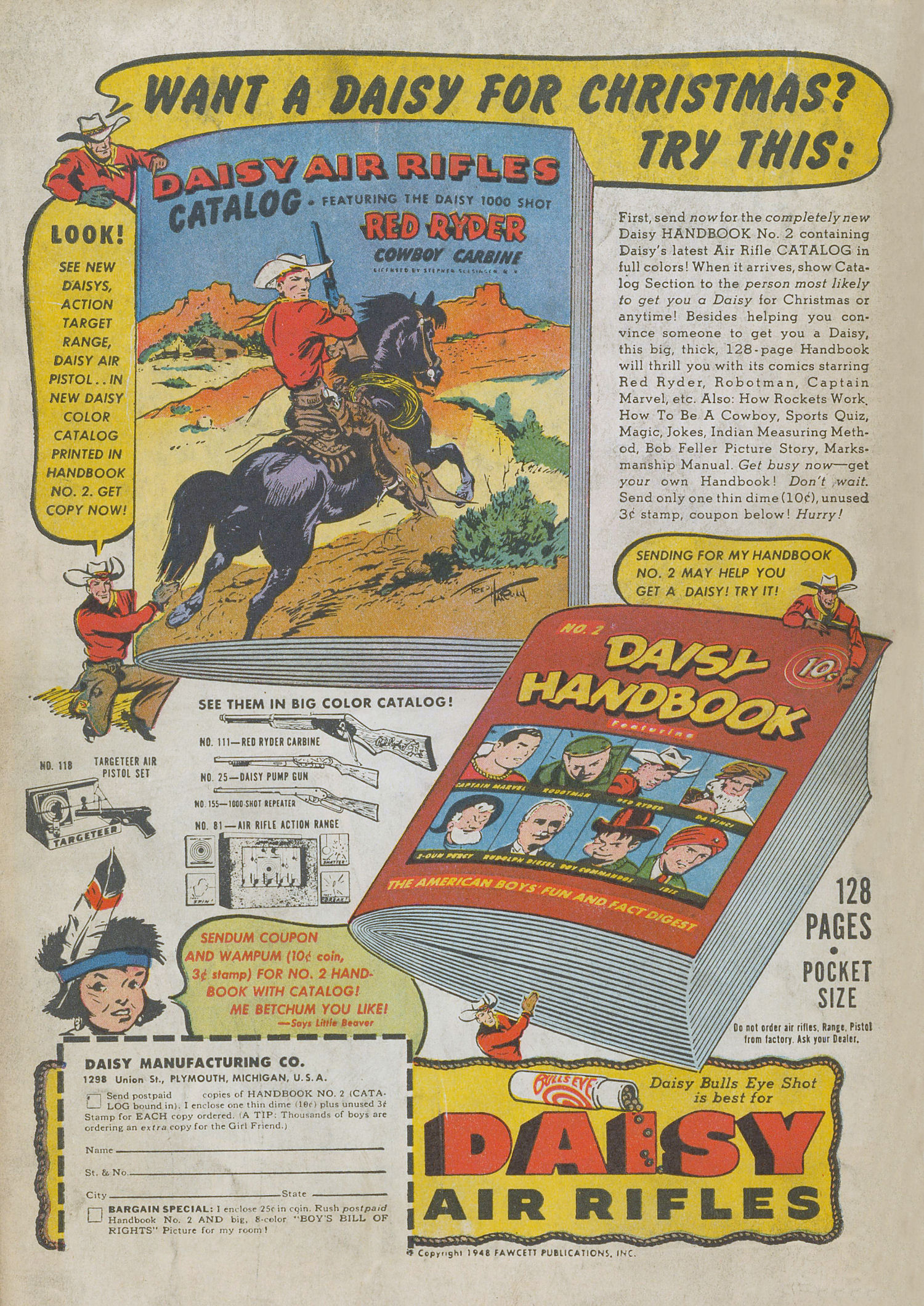 Read online Tom Mix Western (1948) comic -  Issue #12 - 52