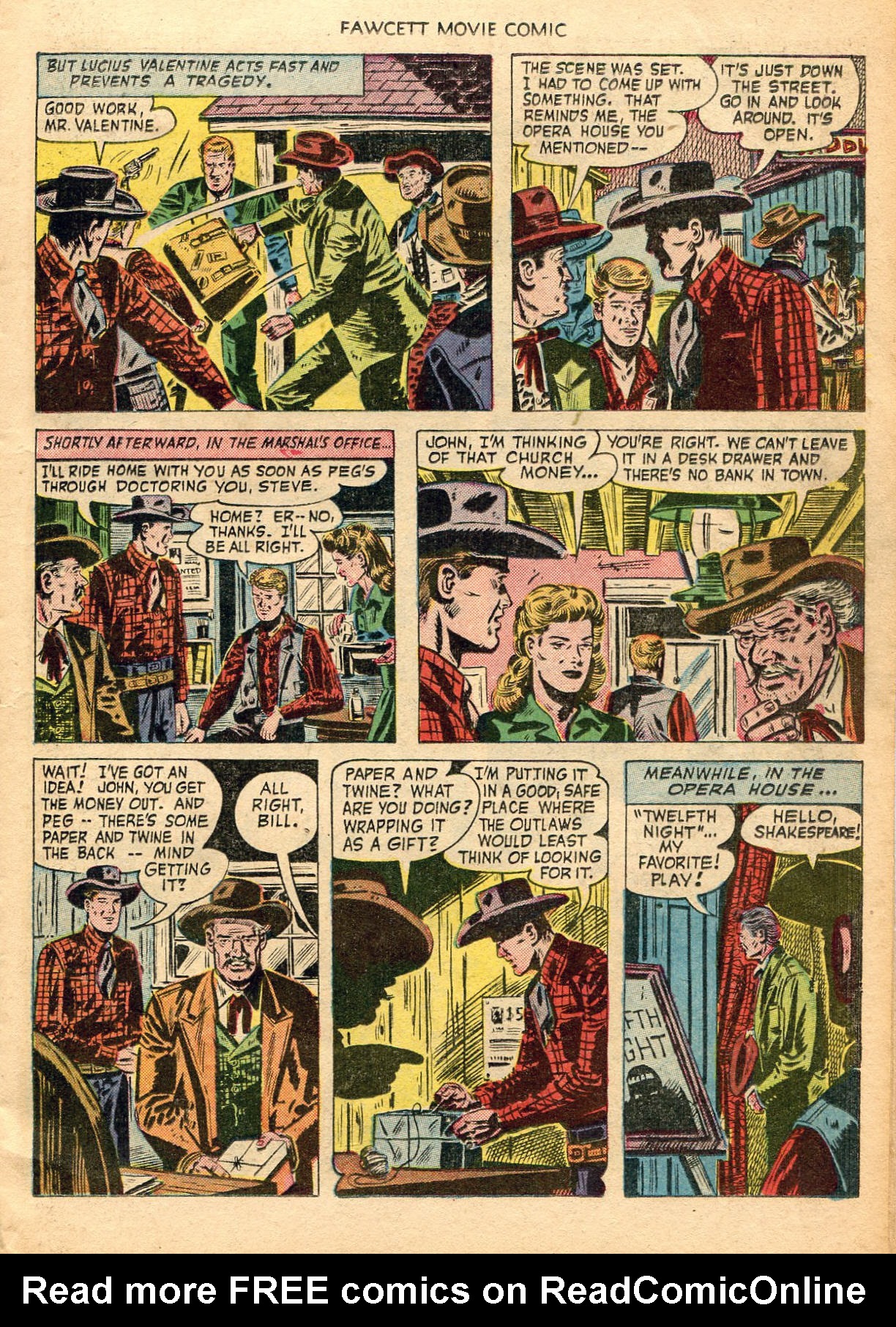 Read online Fawcett Movie Comic comic -  Issue #10 - 15