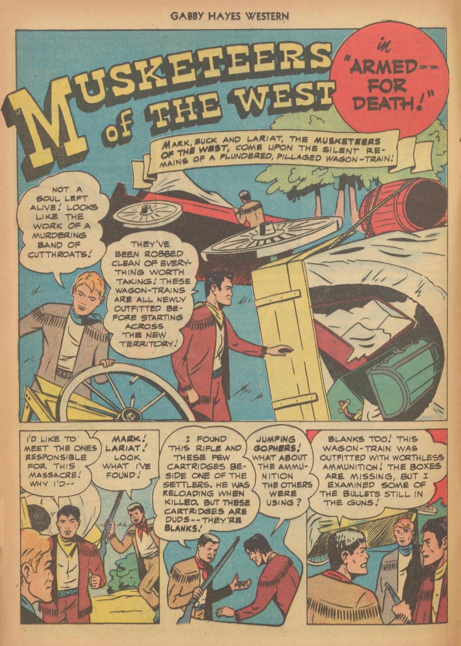 Read online Gabby Hayes Western comic -  Issue #6 - 12