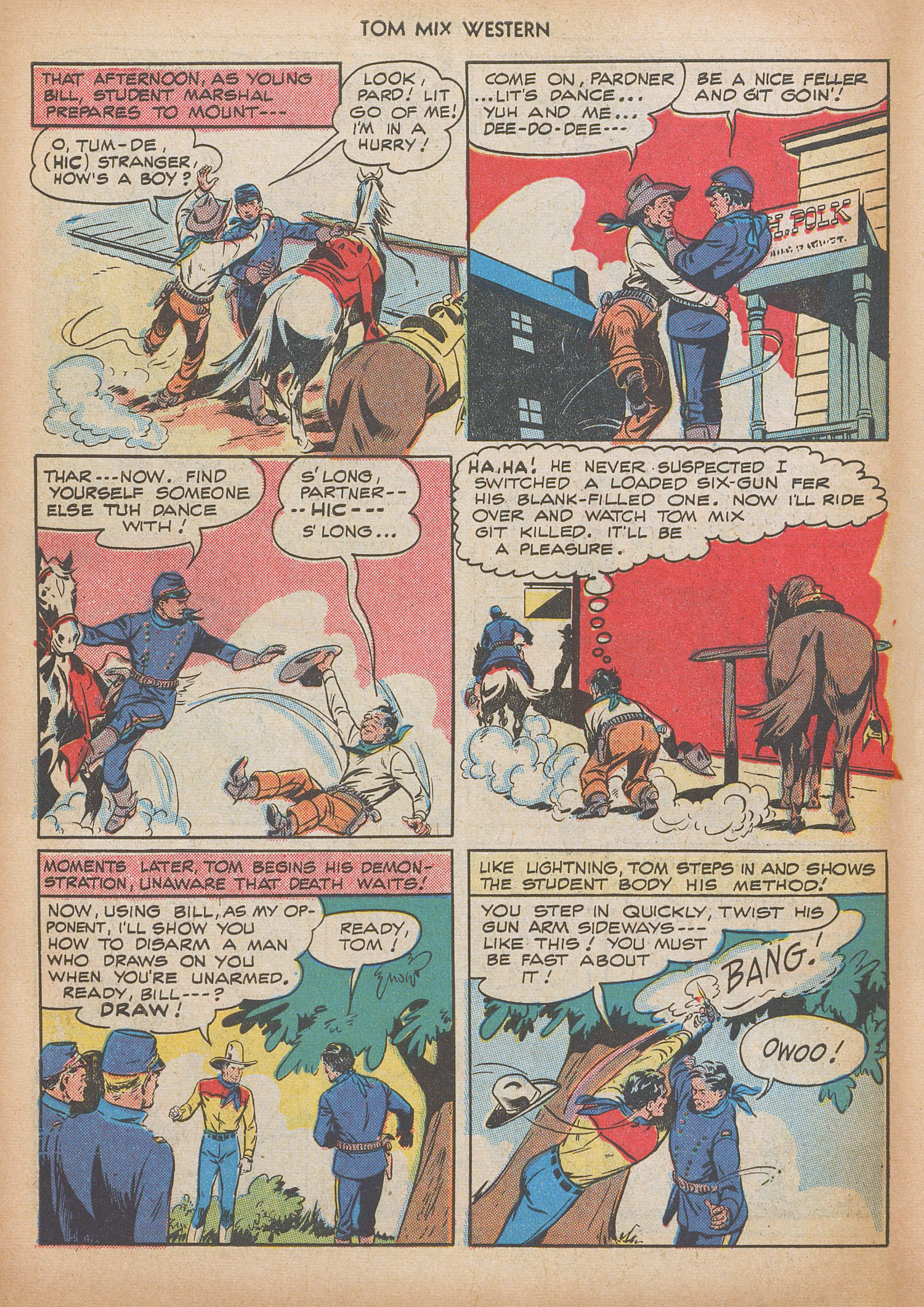 Read online Tom Mix Western (1948) comic -  Issue #10 - 46