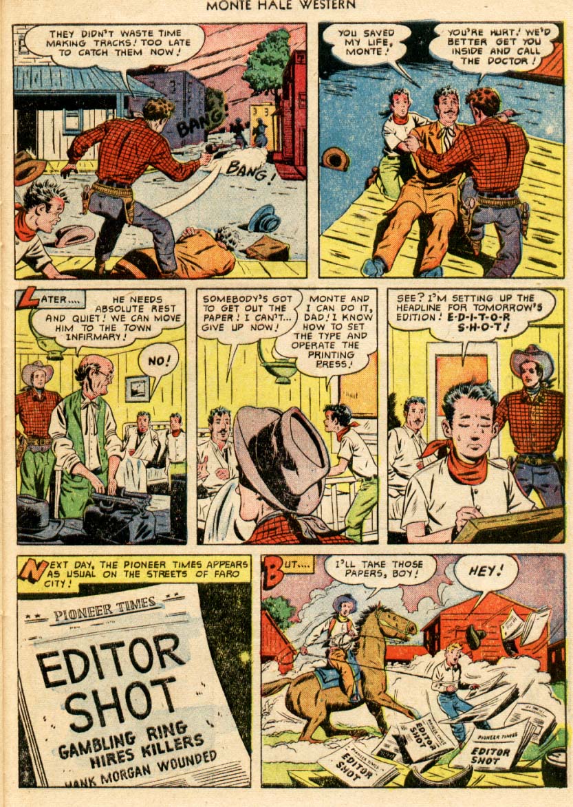 Read online Monte Hale Western comic -  Issue #58 - 32