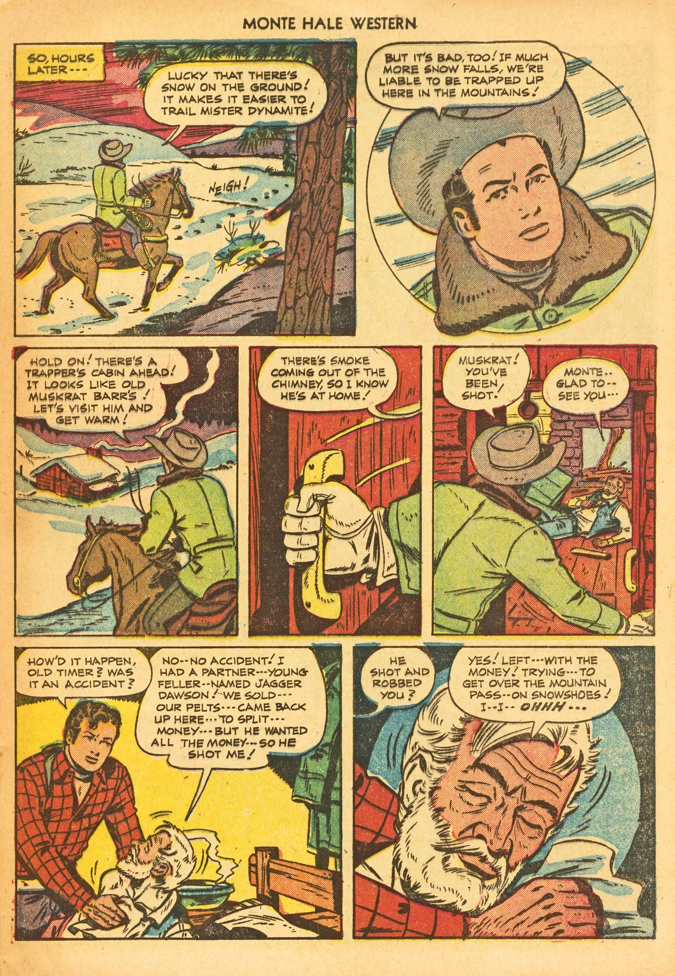 Read online Monte Hale Western comic -  Issue #66 - 29
