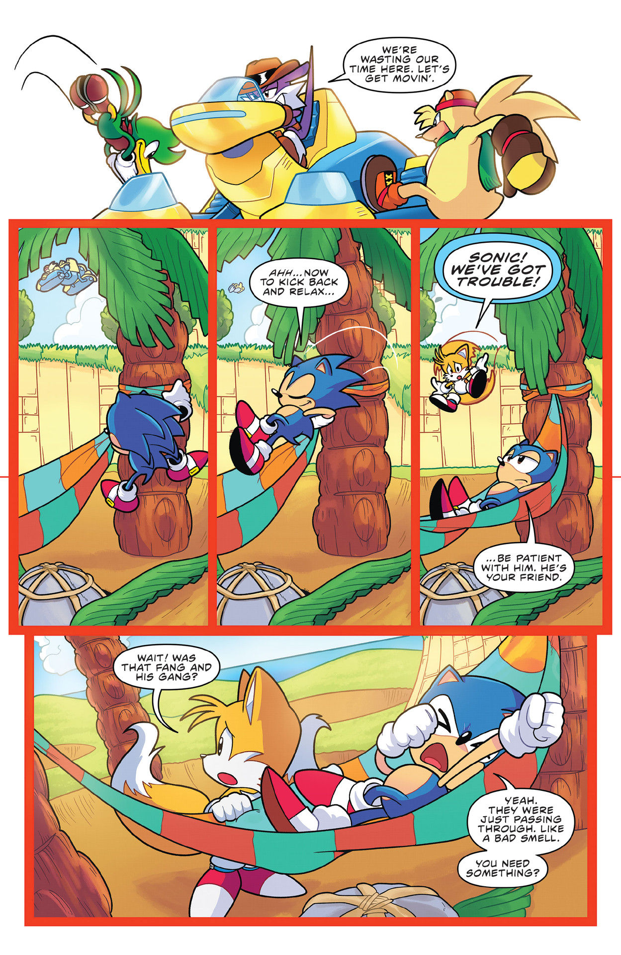 Read online Sonic the Hedgehog: Fang the Hunter comic -  Issue #1 - 11