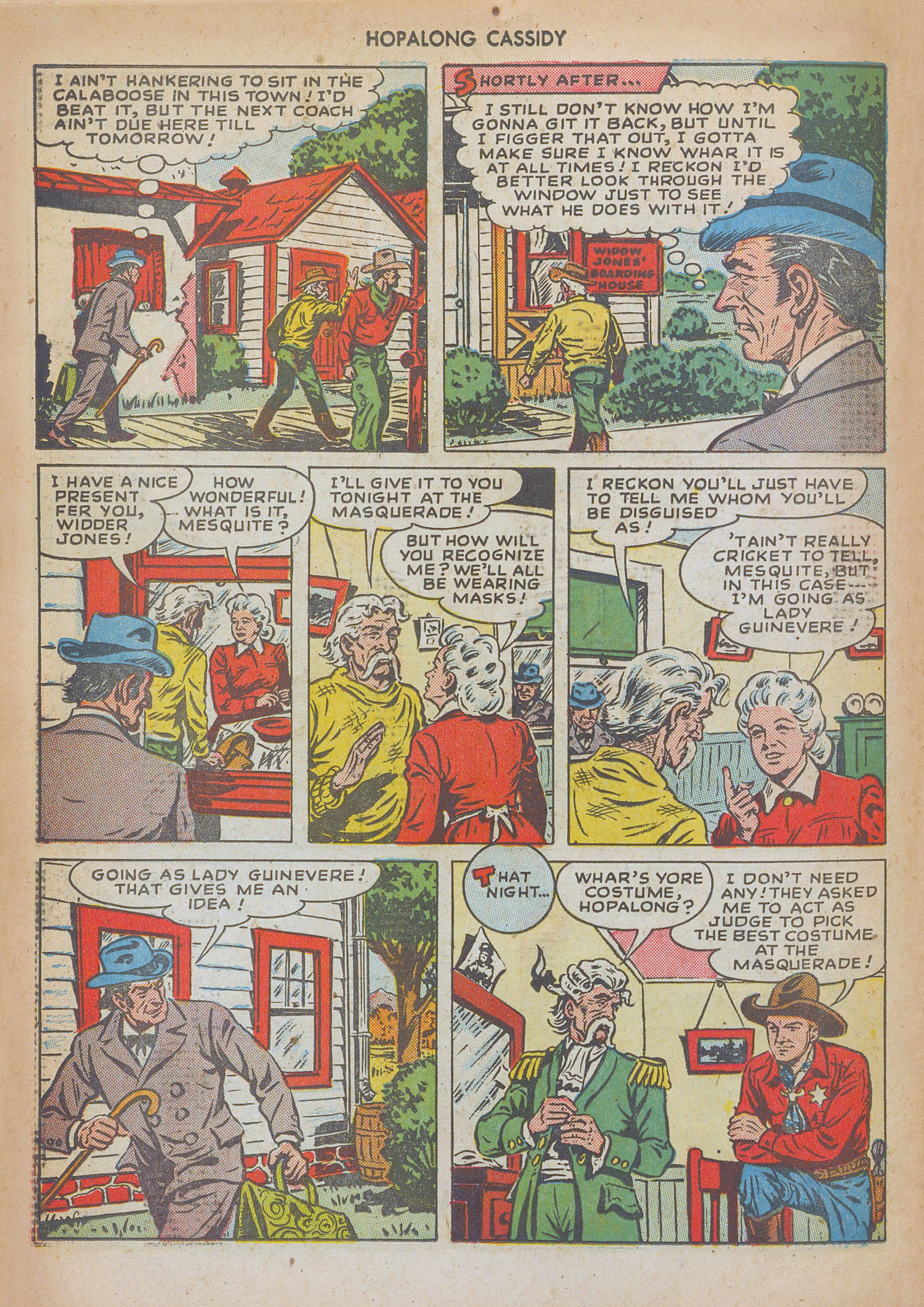 Read online Hopalong Cassidy comic -  Issue #28 - 28