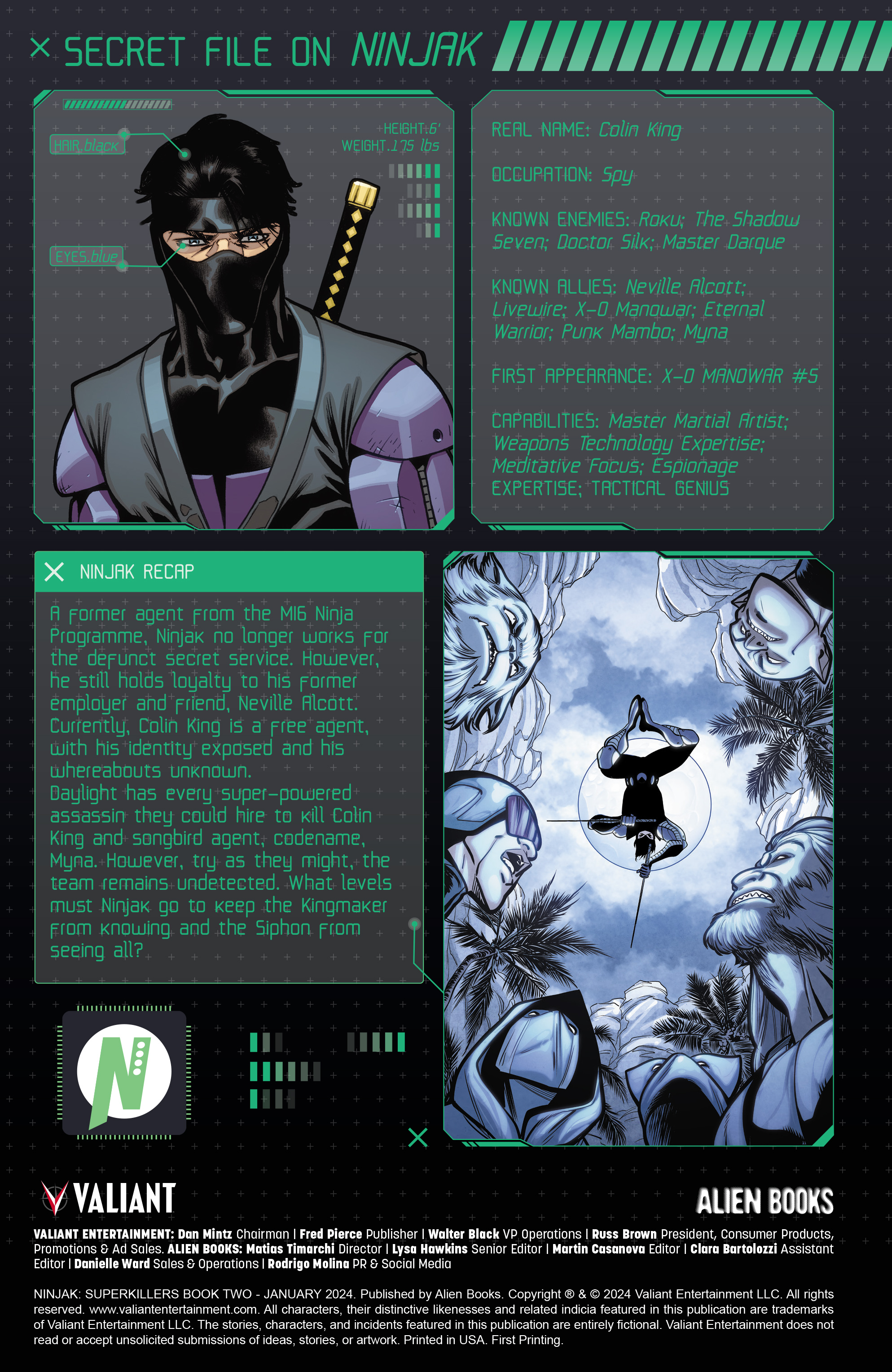 Read online Ninjak: Superkillers comic -  Issue #4 - 2