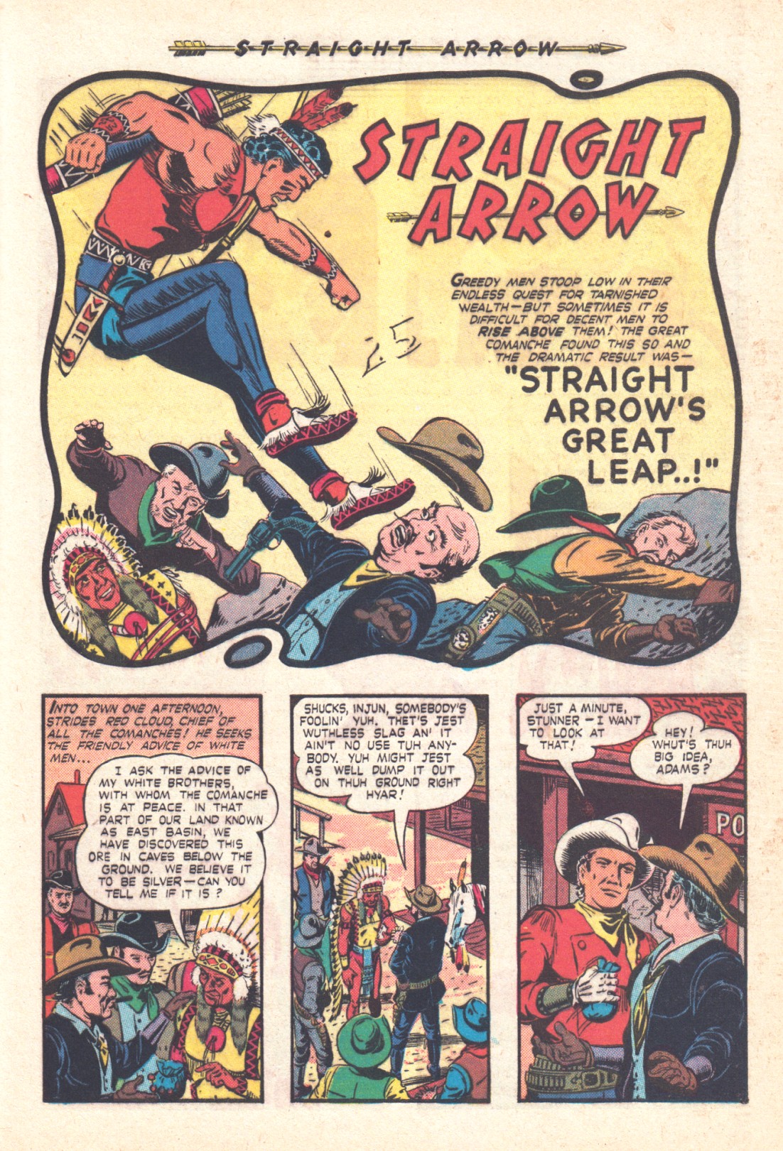 Read online Straight Arrow comic -  Issue #5 - 27