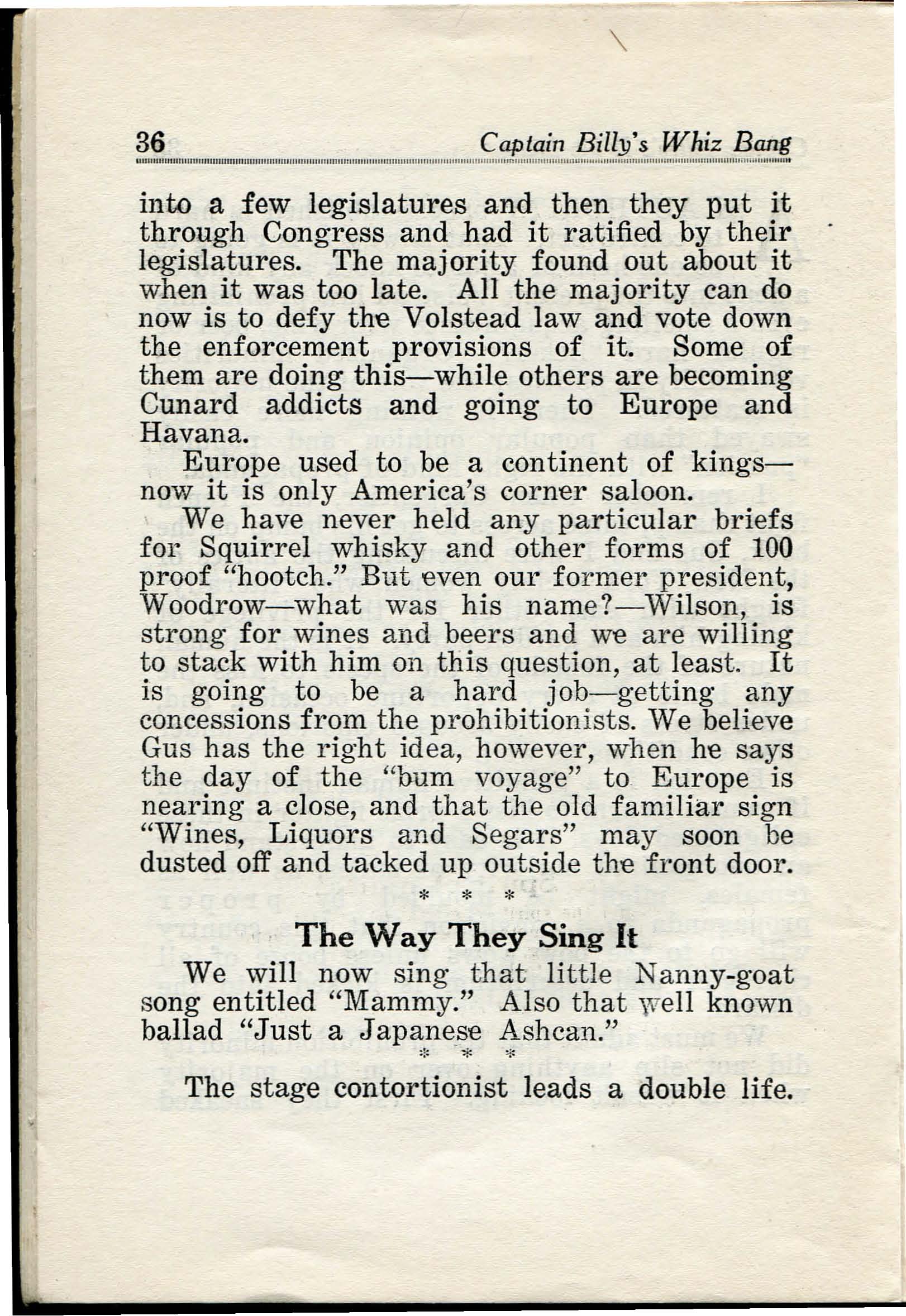 Read online Captain Billy's Whiz Bang comic -  Issue #28 - 38