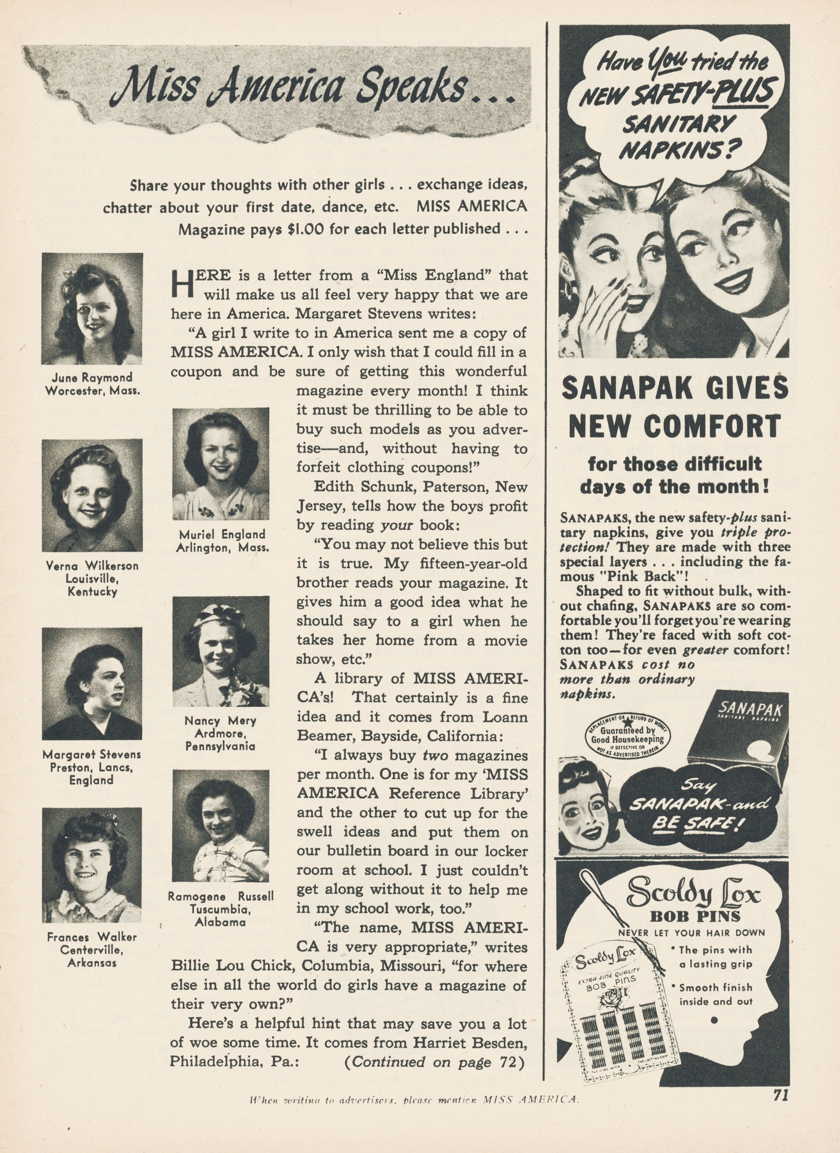 Read online Miss America Magazine comic -  Issue #17 - 62