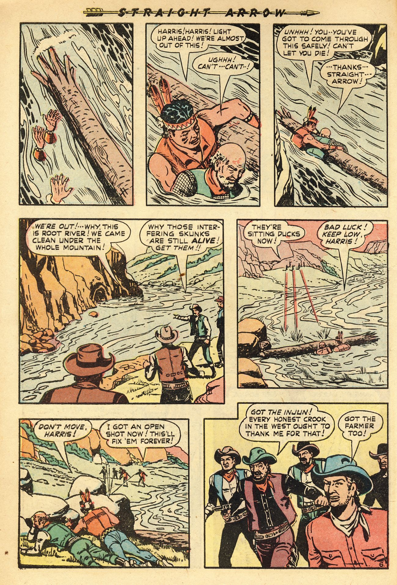 Read online Straight Arrow comic -  Issue #15 - 8