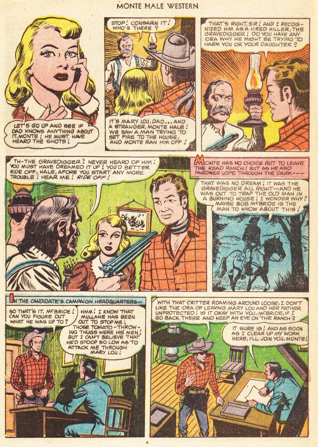 Read online Monte Hale Western comic -  Issue #56 - 7