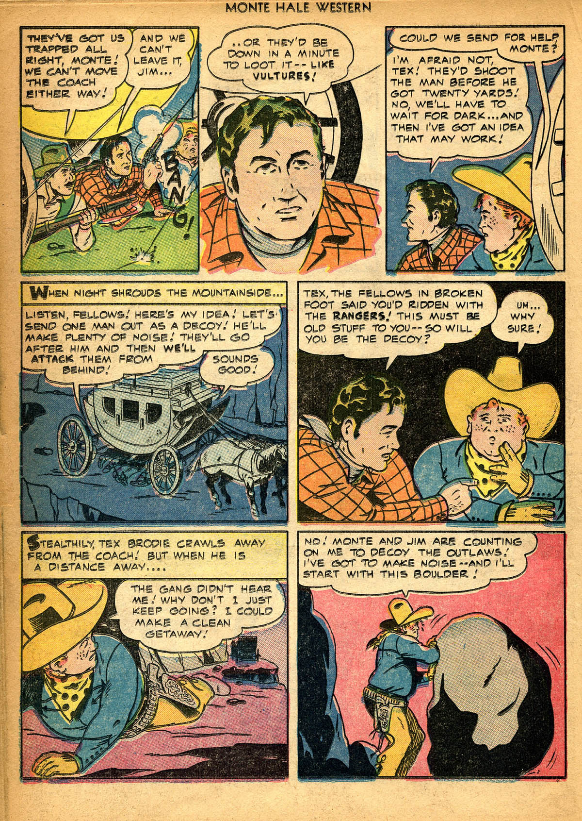 Read online Monte Hale Western comic -  Issue #44 - 31