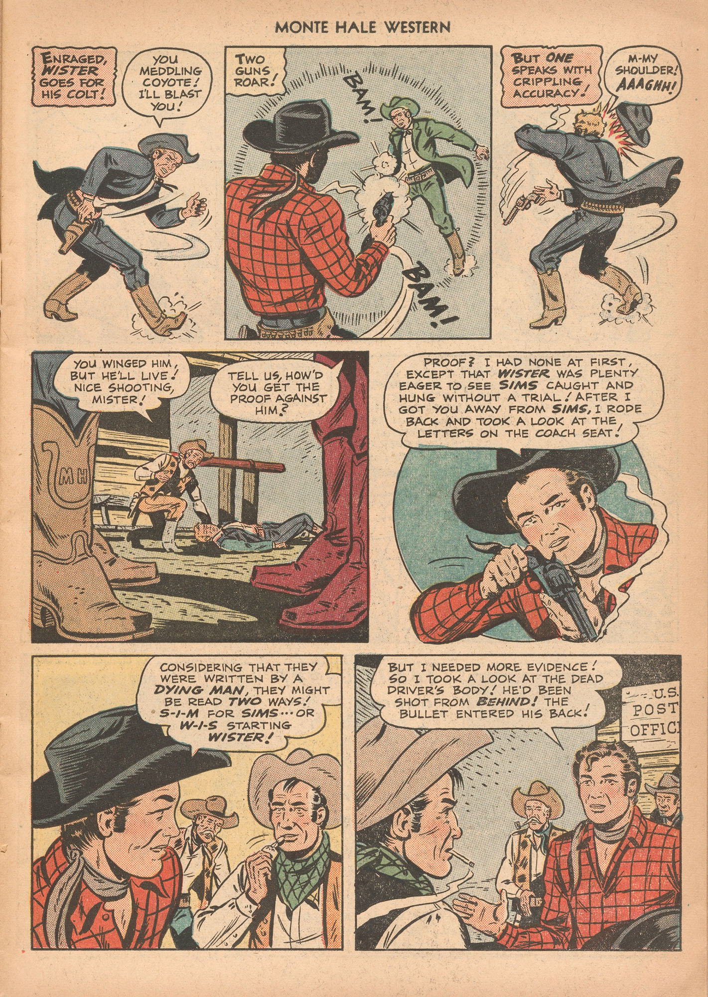 Read online Monte Hale Western comic -  Issue #43 - 11