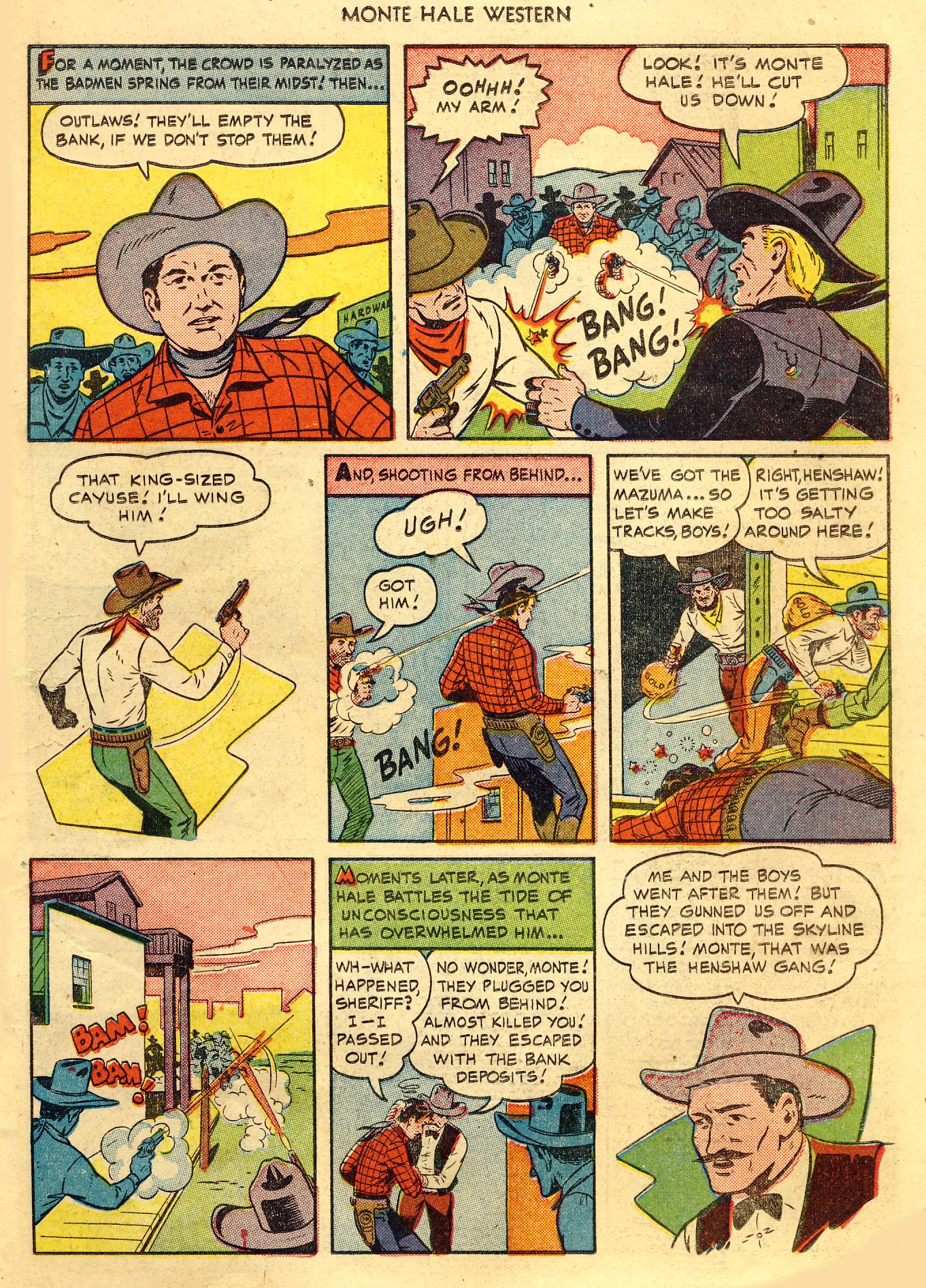 Read online Monte Hale Western comic -  Issue #53 - 18