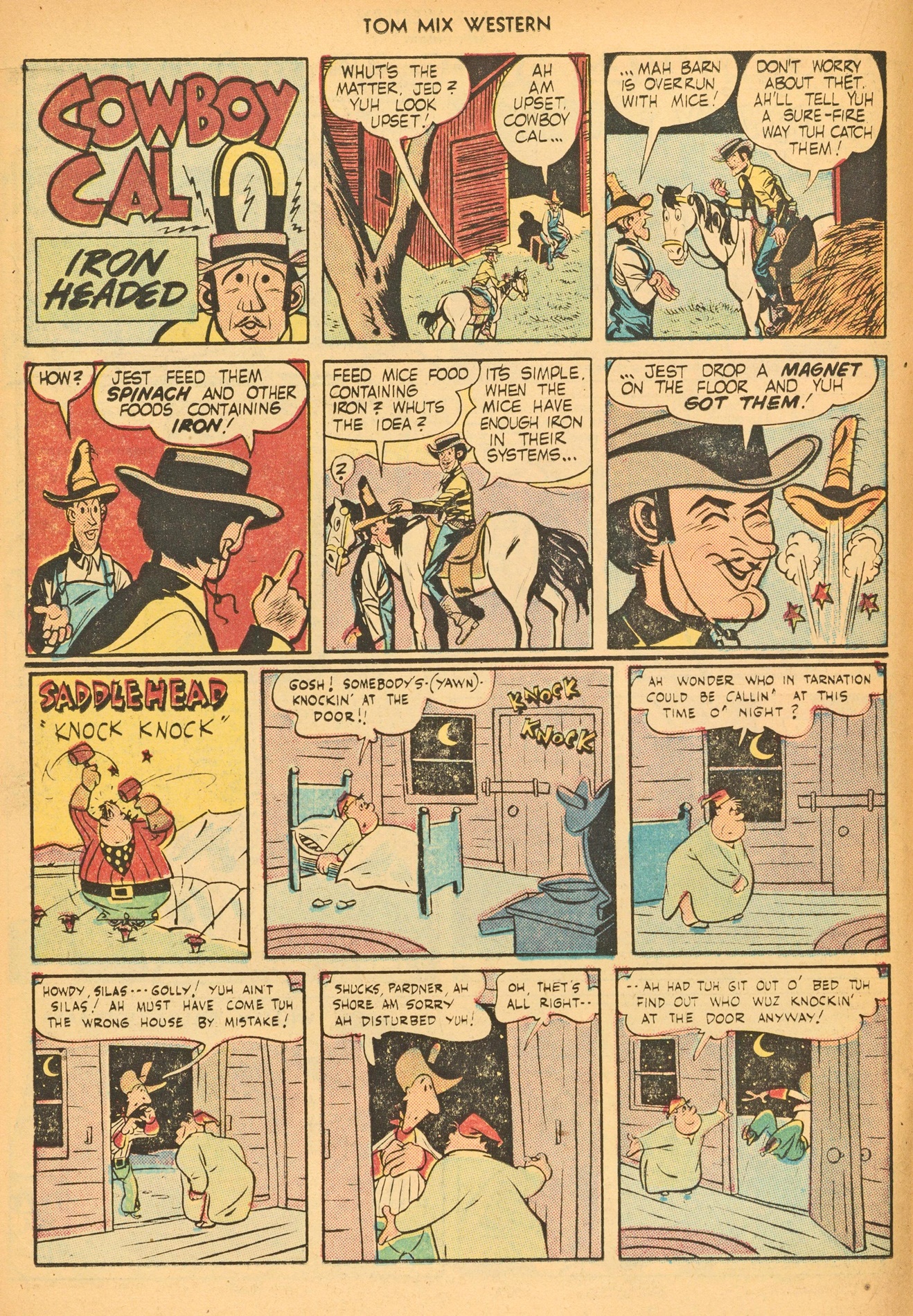 Read online Tom Mix Western (1948) comic -  Issue #3 - 14
