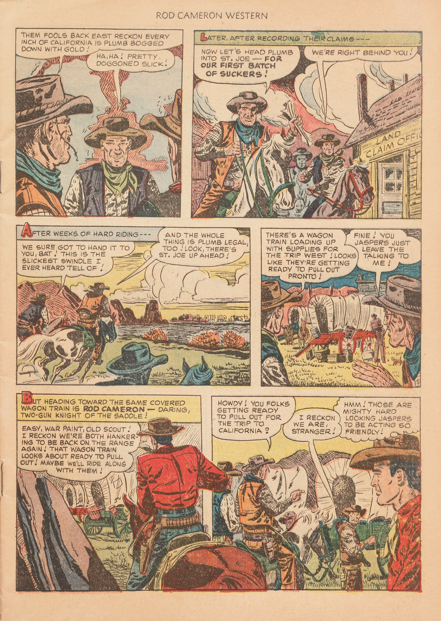 Read online Rod Cameron Western comic -  Issue #7 - 5