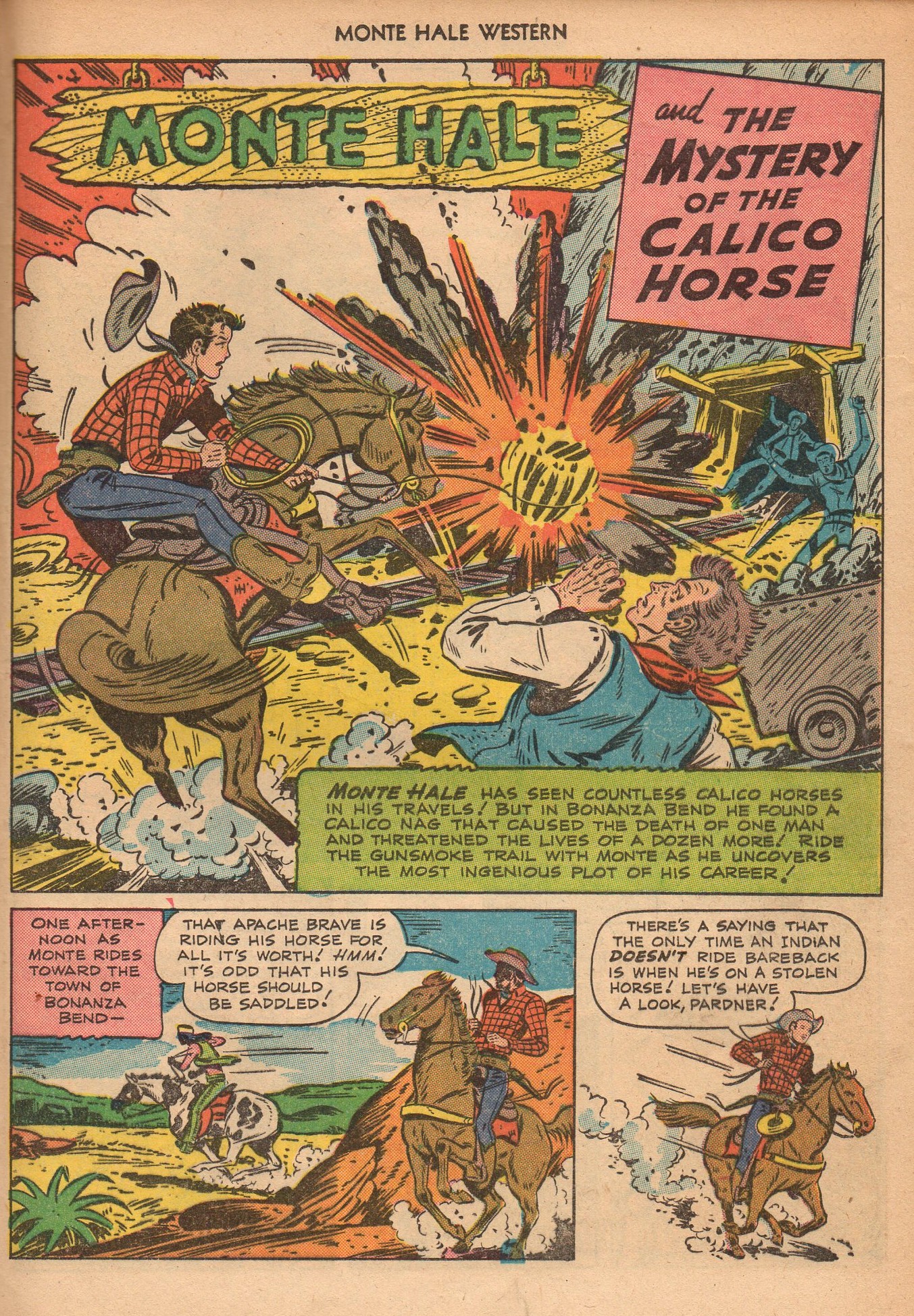 Read online Monte Hale Western comic -  Issue #51 - 41