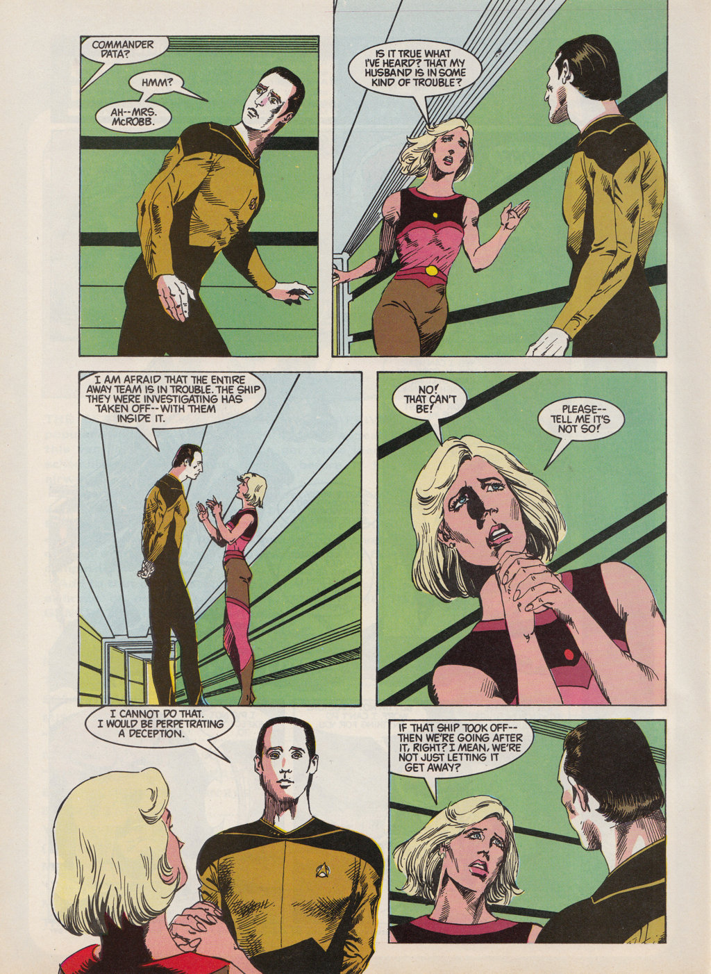 Read online Star Trek The Next Generation (1990) comic -  Issue #15 - 4