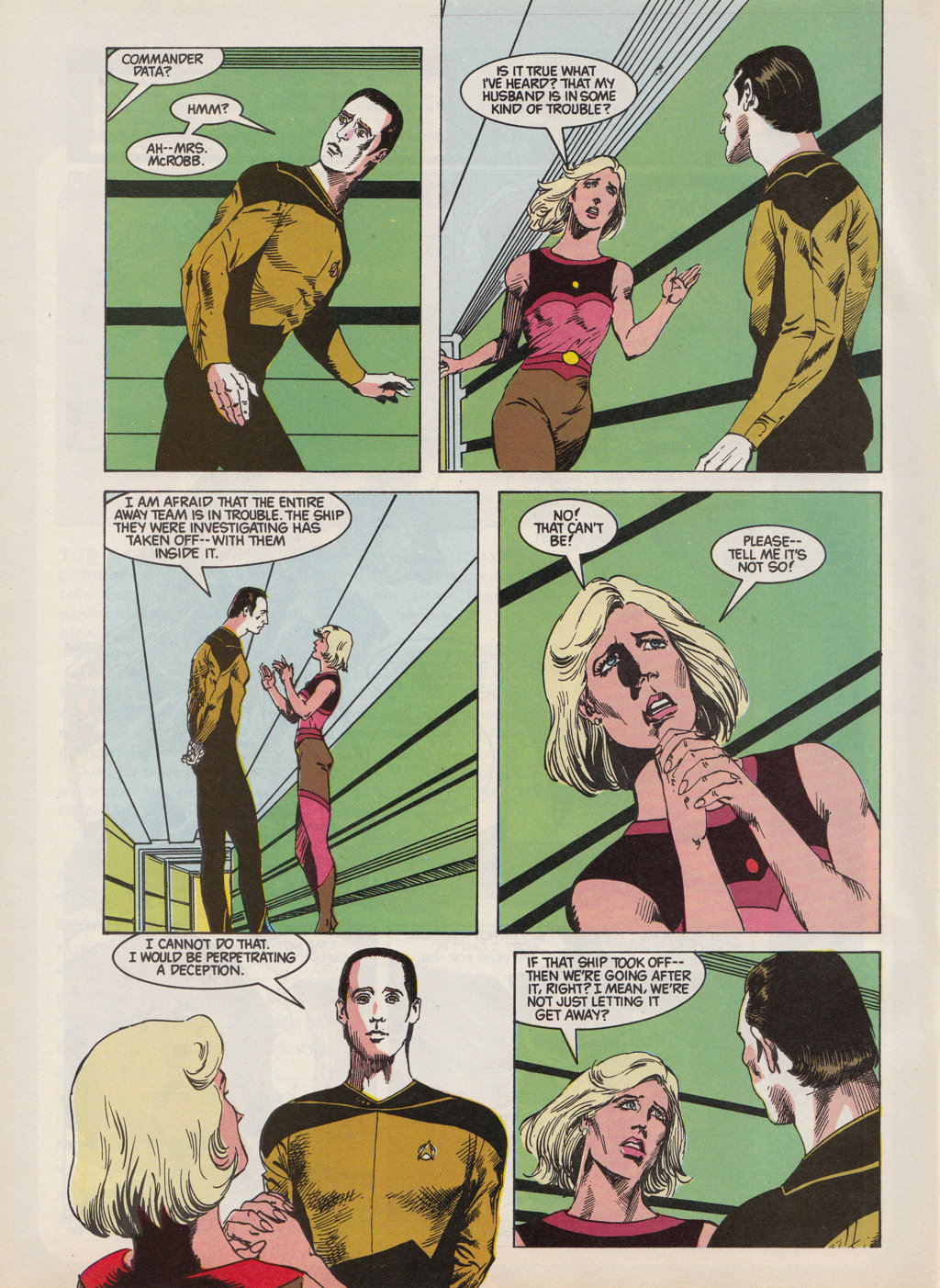 Read online Star Trek The Next Generation (1990) comic -  Issue #15 - 4