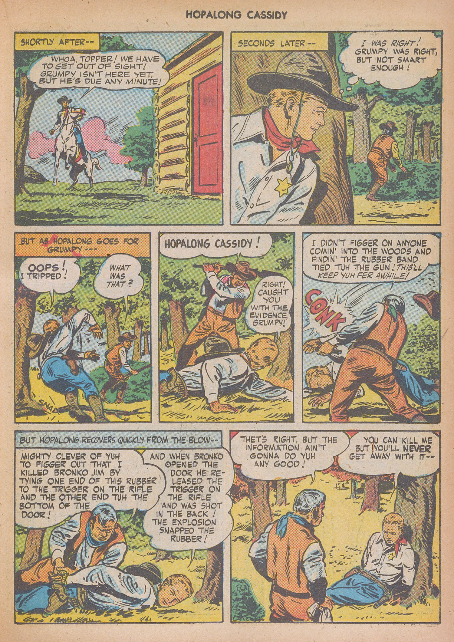 Read online Hopalong Cassidy comic -  Issue #6 - 19