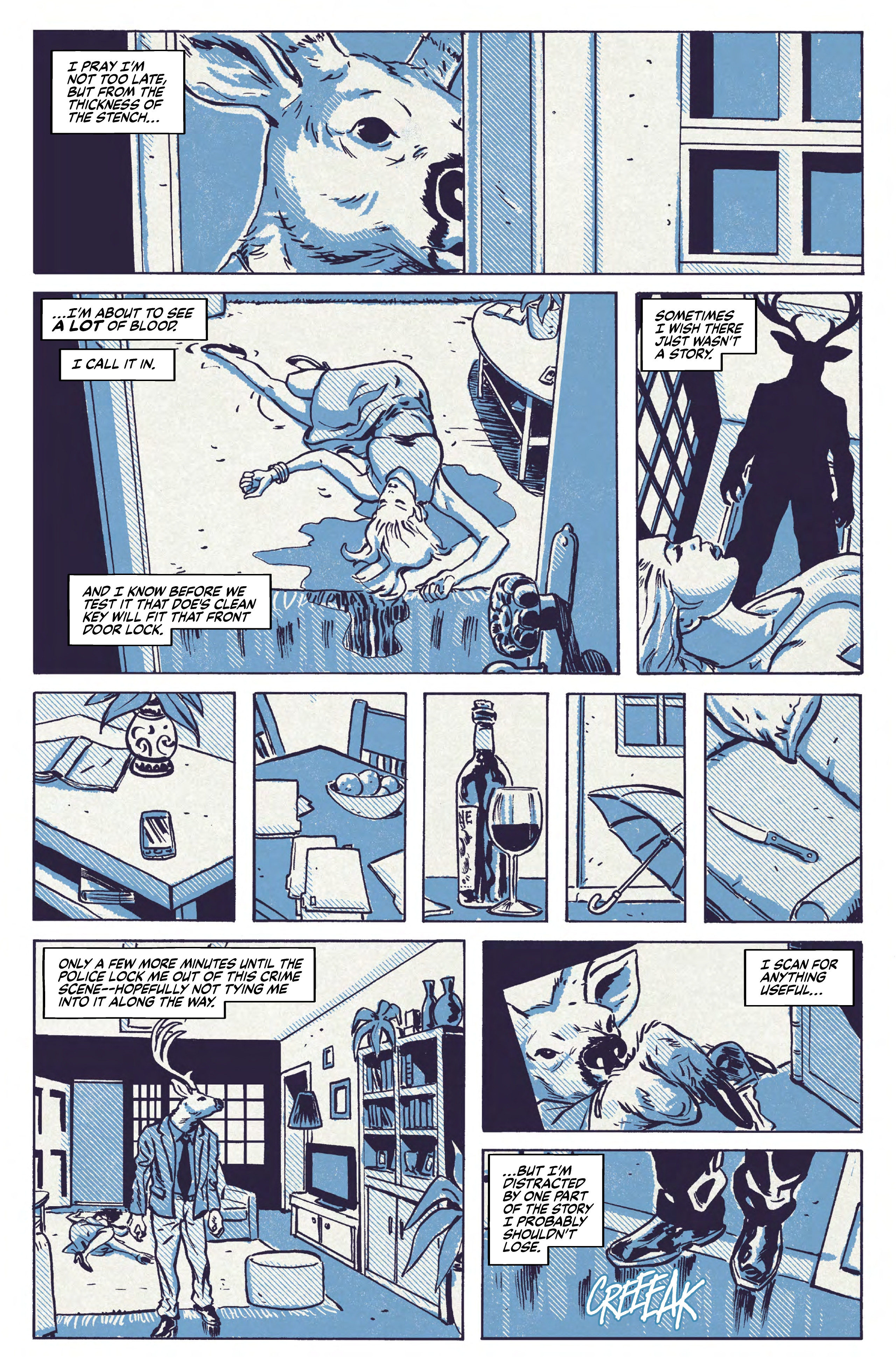 Read online Deer Editor comic -  Issue #1 - 7