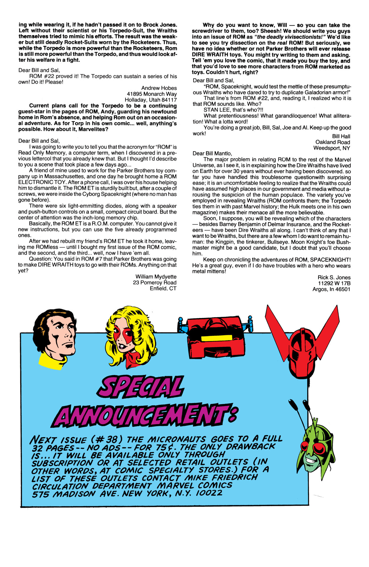 Read online Rom: The Original Marvel Years Omnibus comic -  Issue # TPB (Part 7) - 13