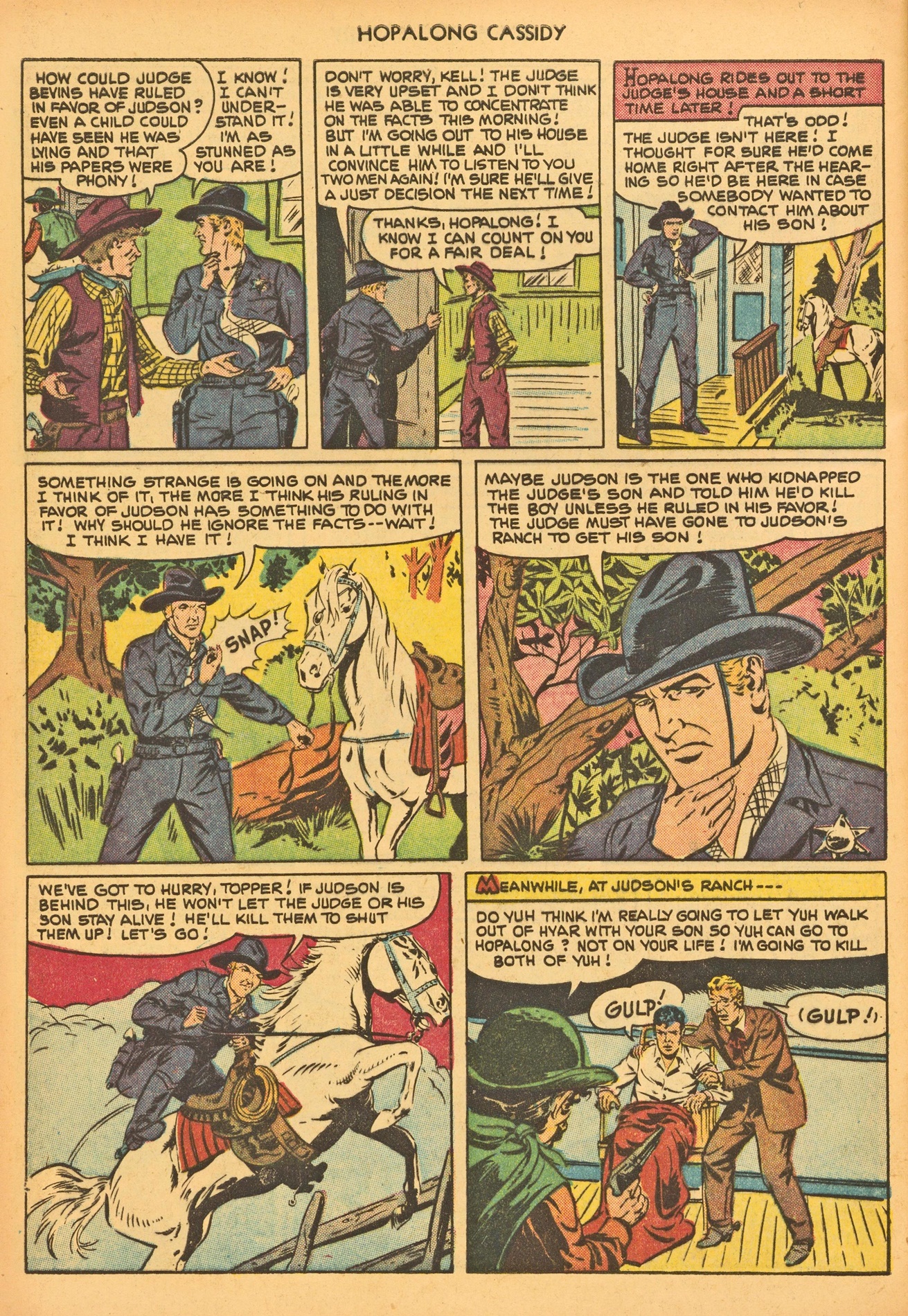 Read online Hopalong Cassidy comic -  Issue #62 - 28