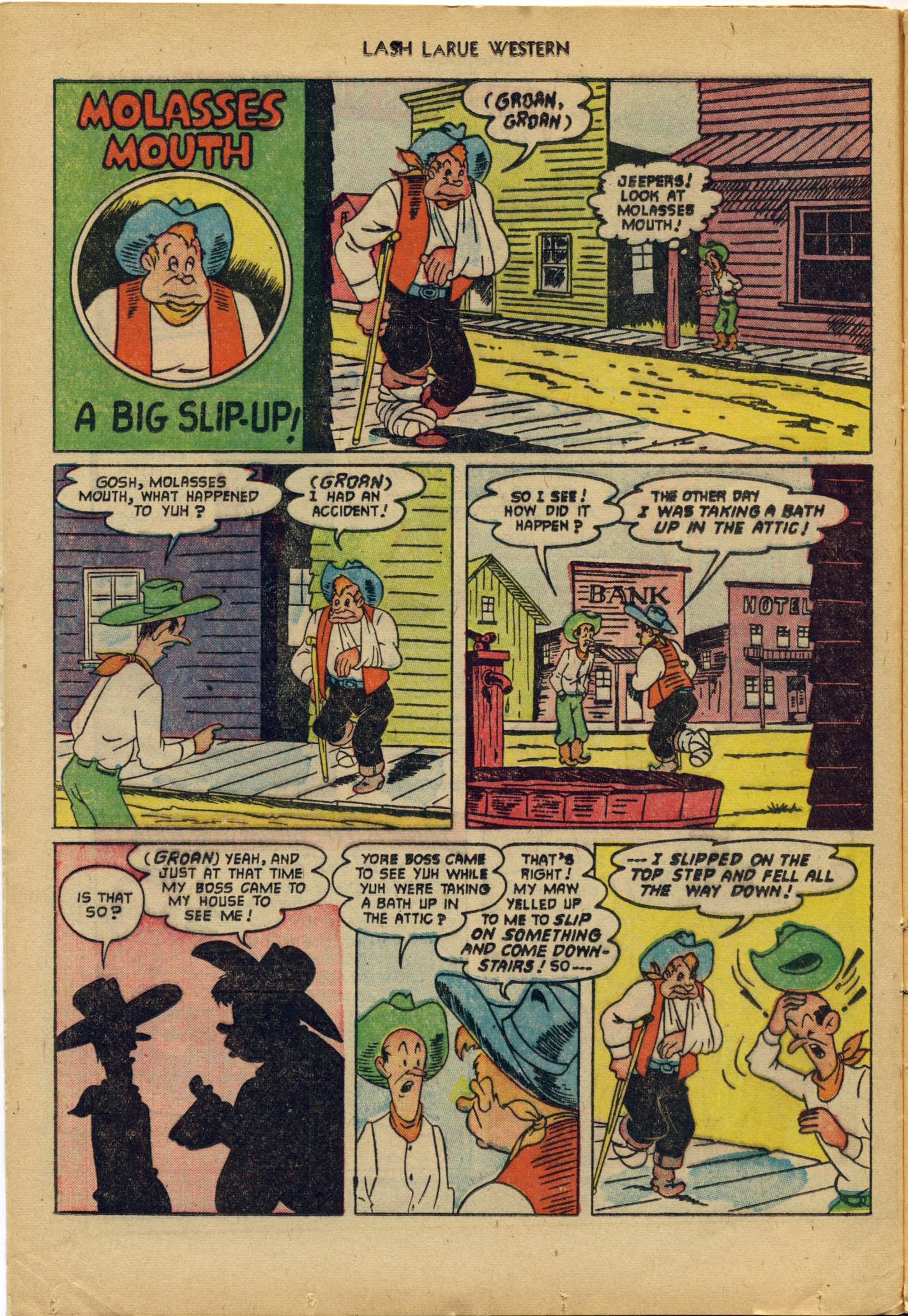 Read online Lash Larue Western (1949) comic -  Issue #29 - 12