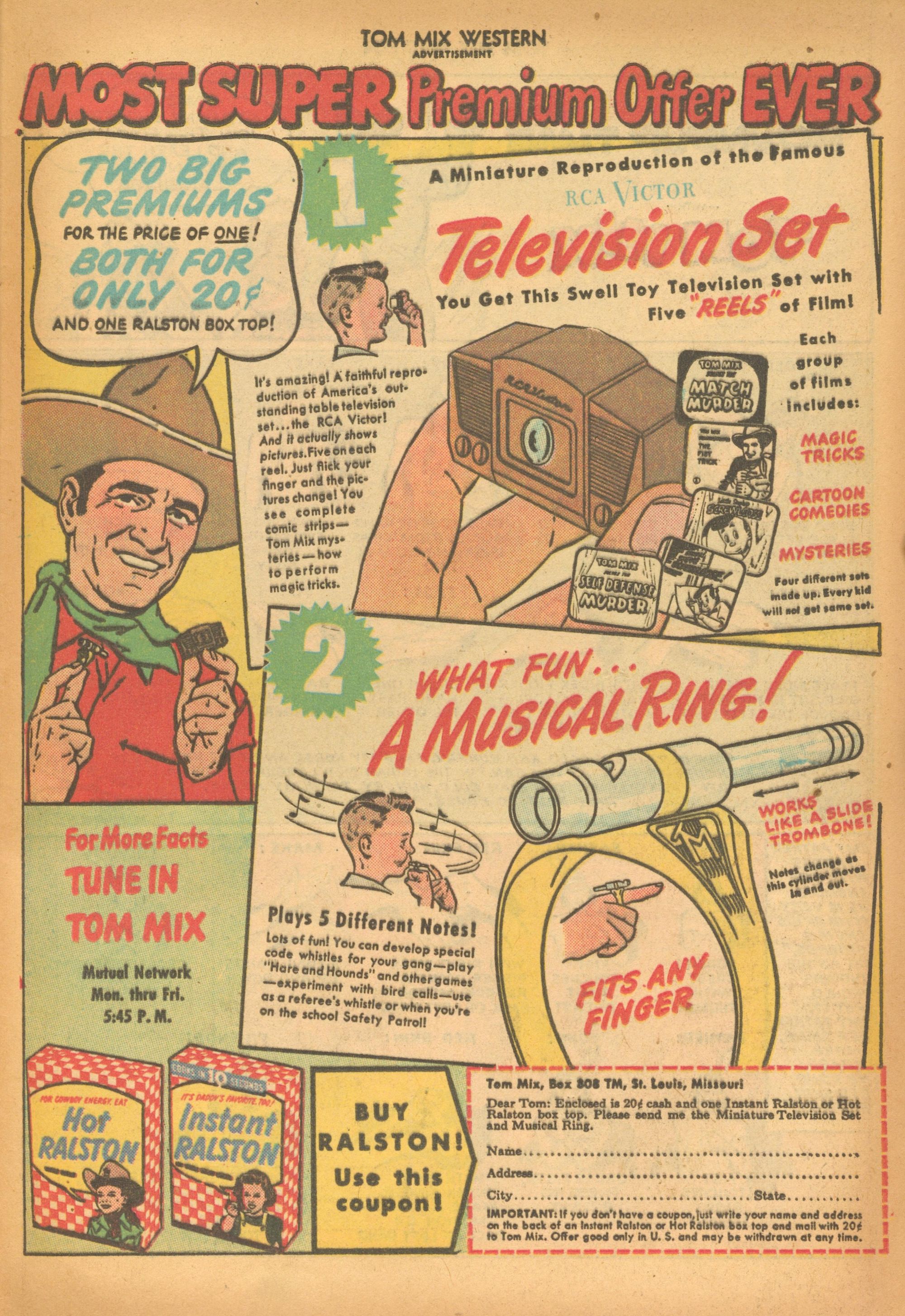 Read online Tom Mix Western (1948) comic -  Issue #16 - 41