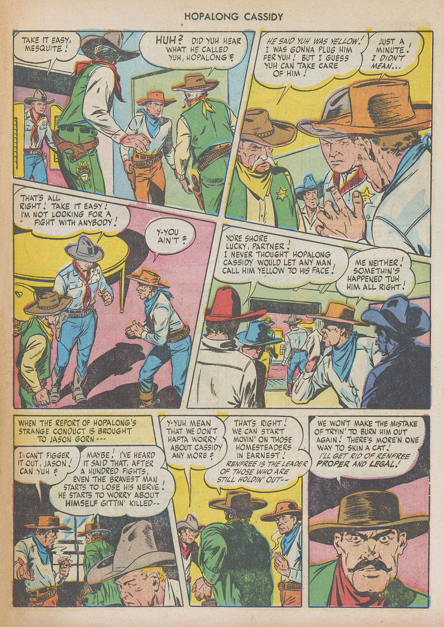 Read online Hopalong Cassidy comic -  Issue #7 - 9